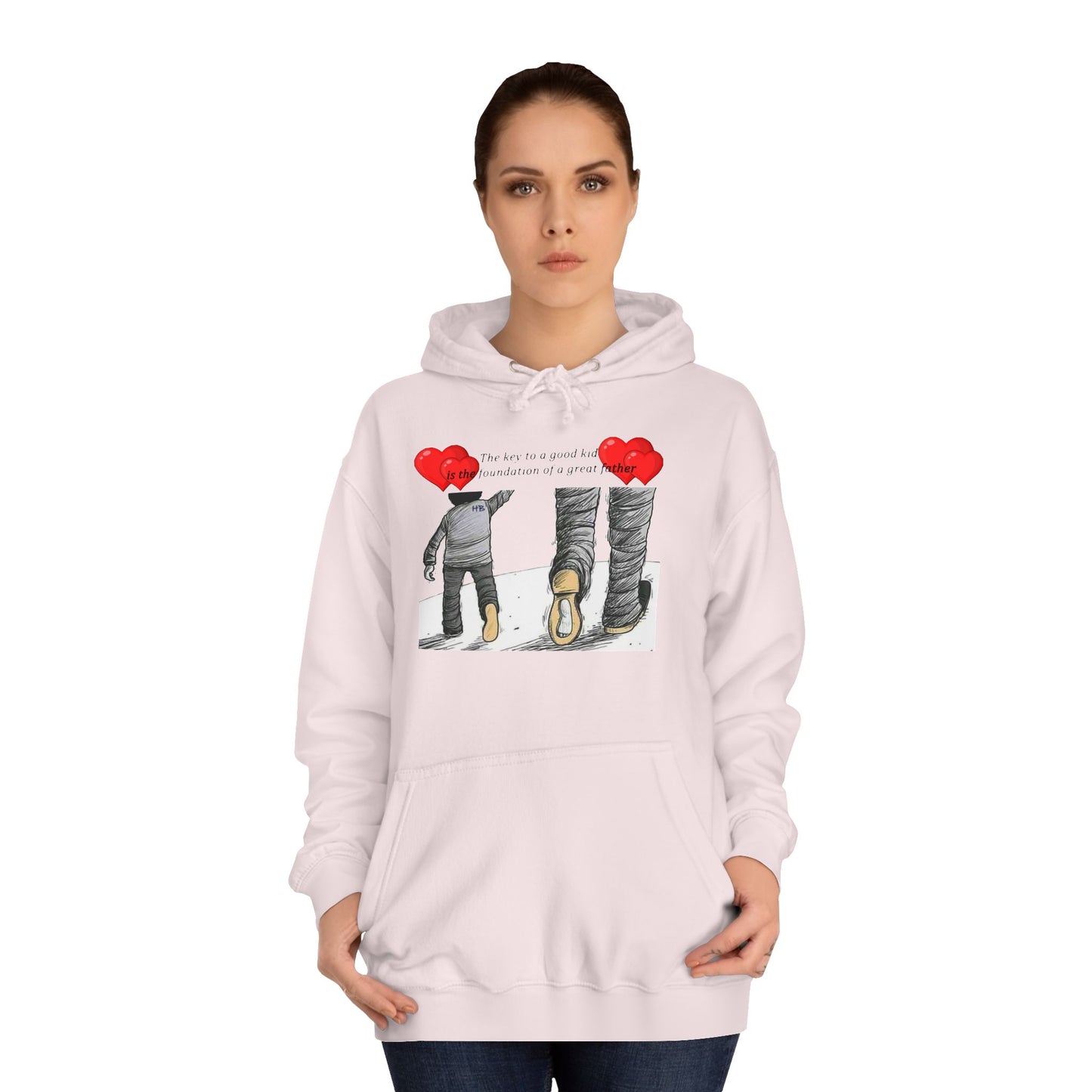 True Fathers, Hand in Hand, Size of Mentorship Love (Hoodie - Cozy and Durable)