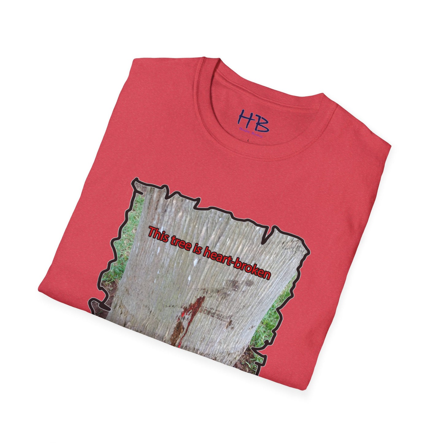 This tree is heart-broken