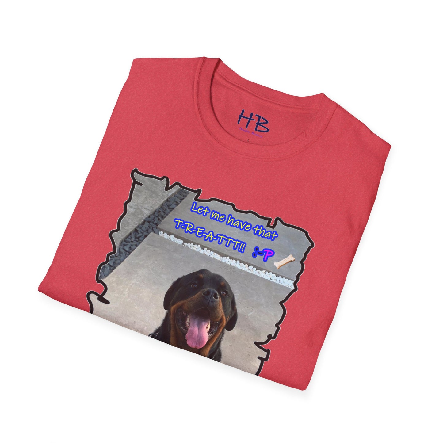 Unleashing Joy: Canine Delights with Rothweiler Luke's Charming Treatful Expression in Focus for a treat