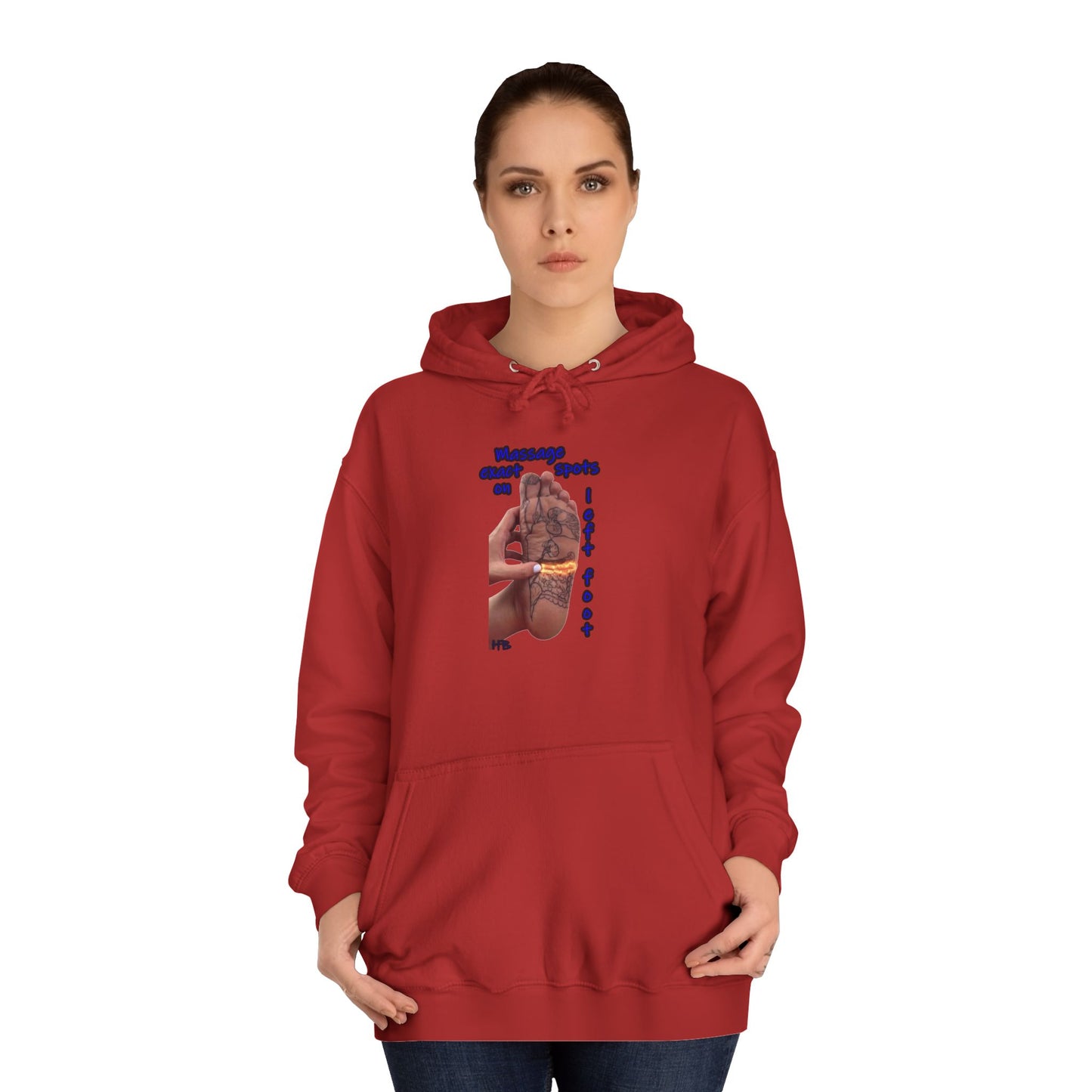 Get Yours Now -- Foot-Palm Wellness Organic Harmony; Self-Care Holistic Healthwear (Hoodie - Cozy and Durable)
