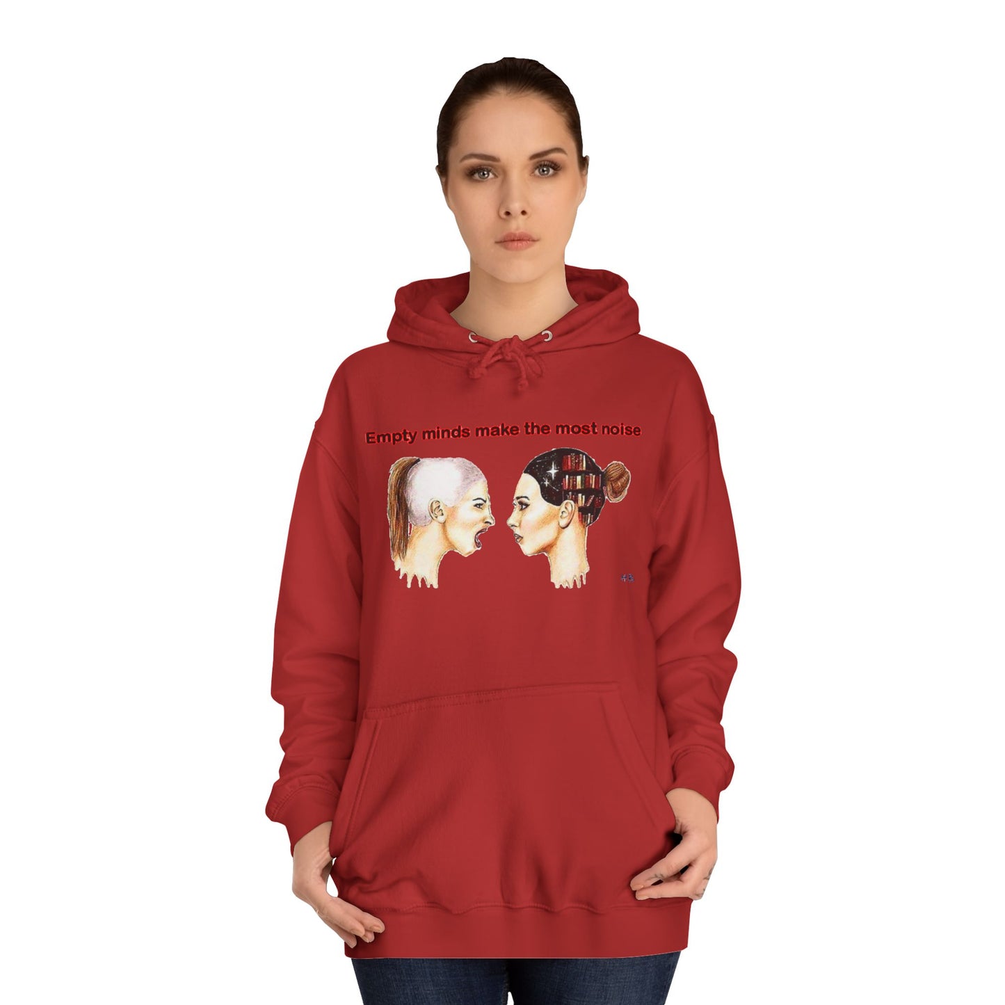 Get Yours Now -- Noiseless Nobility to Educate with The Power of Quiet Intellect (Hoodie - Cozy and Durable)