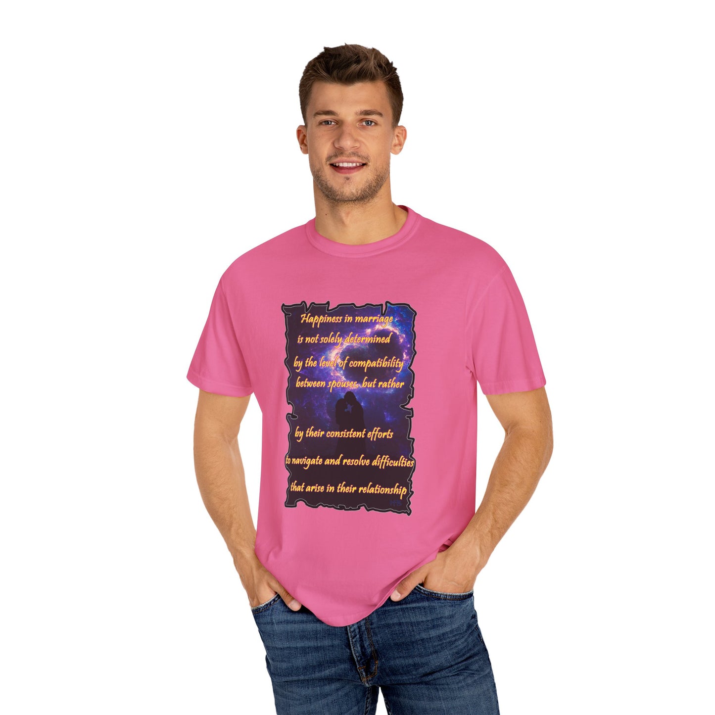 Marriage & Commitment V-Neck Tee – Love, Growth & Relationship Wisdom
