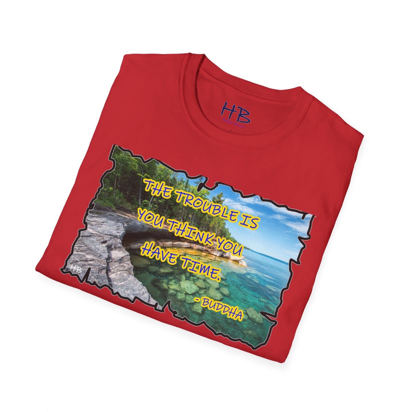 Buddha's Timeless Horizon Harmony; Philosophical Mirage Ethereal Lake Sunset Discourse 6