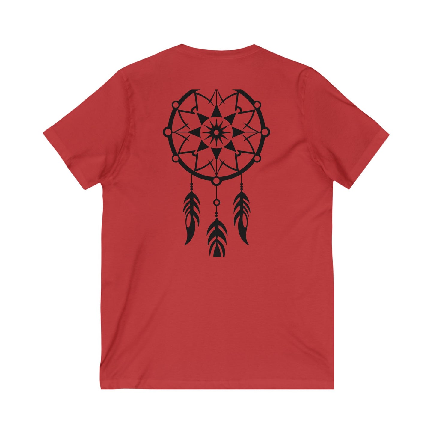 Native Indians (Unisex Jersey Short Sleeve V-neck - Comfortable Everyday Wear)