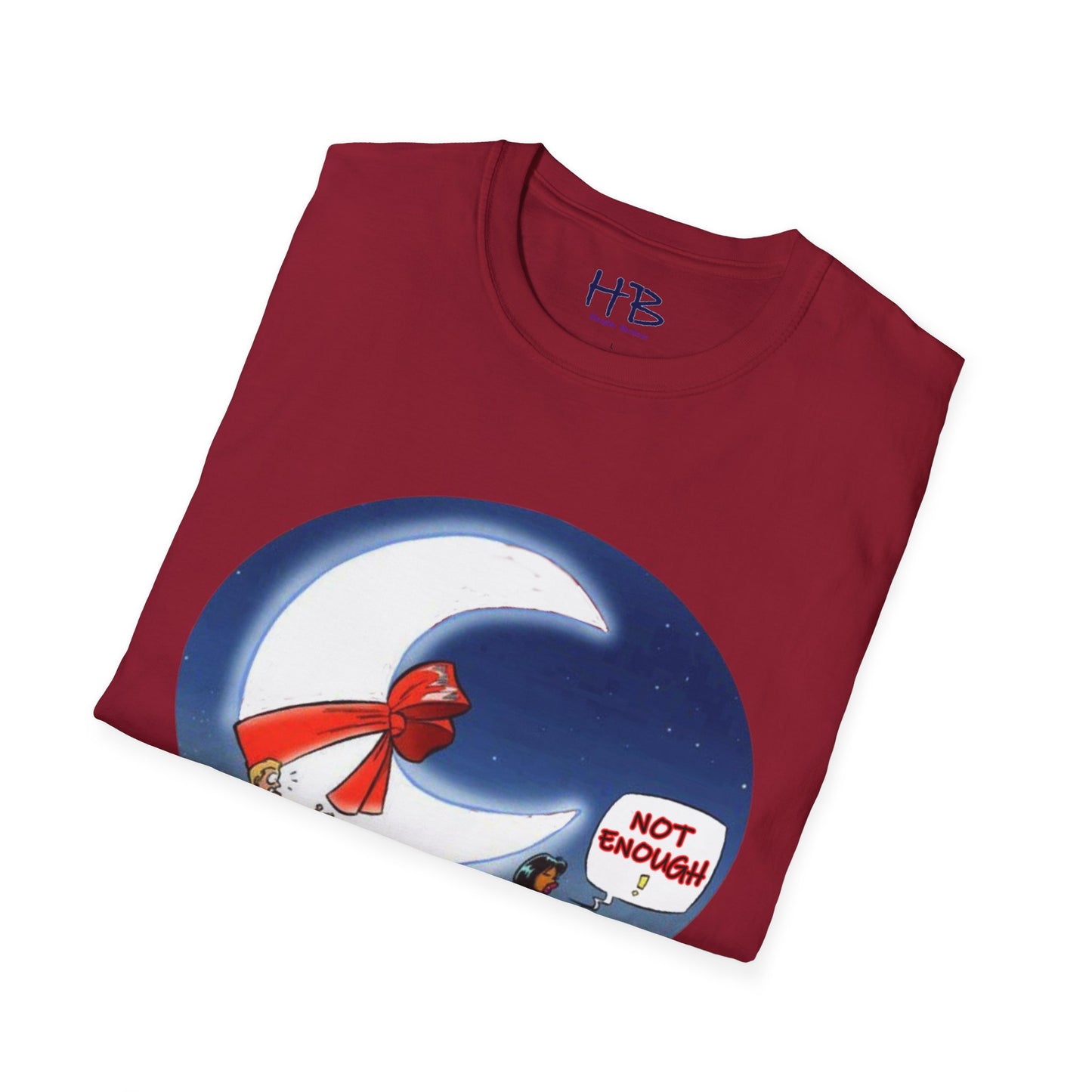 Moonlit Romance Unveiled with a Visual Metaphor of Unsatisfied Desires; The 'NOT ENOUGH!' Story