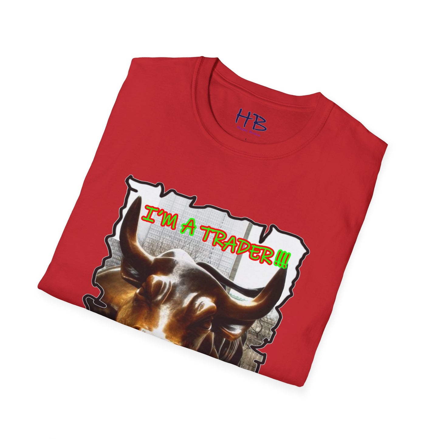 Wall Street Bullish Fashion Trading Enthusiast; Green & Red Confidence Stock Market Vibes