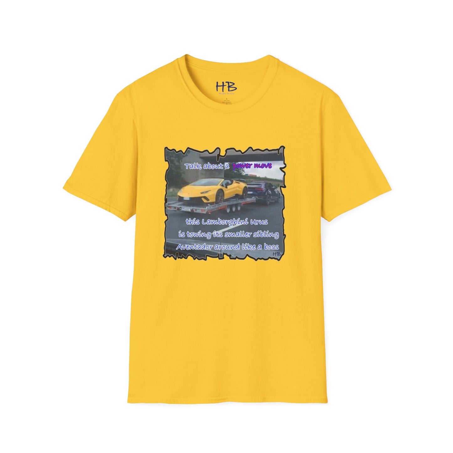 Oh look, it's a unicorn on wheels! Power Move Lambo towing Lambo