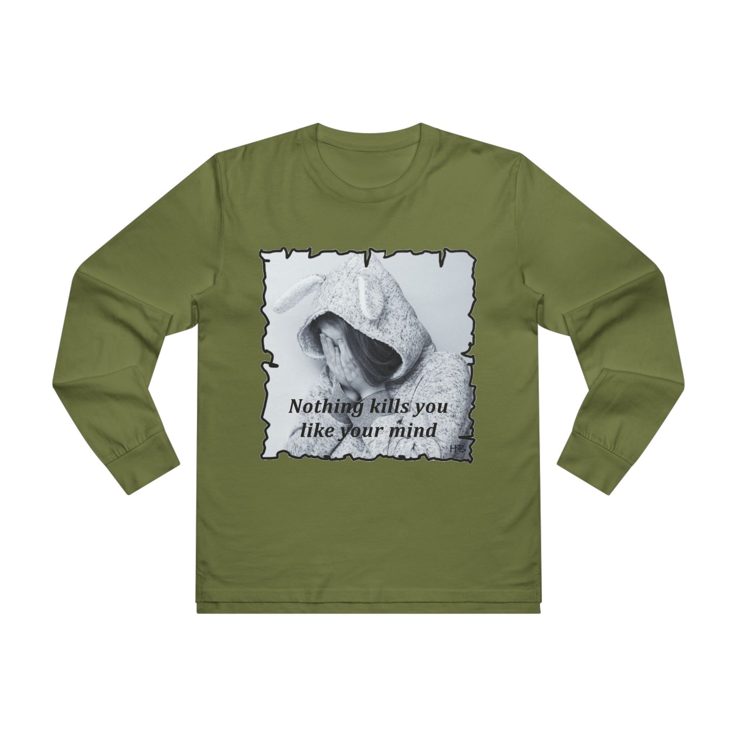 Get Yours Now -- Mental Fortress brings Inner Peace (Men's Base Longsleeve Tee - All-Season Wear)