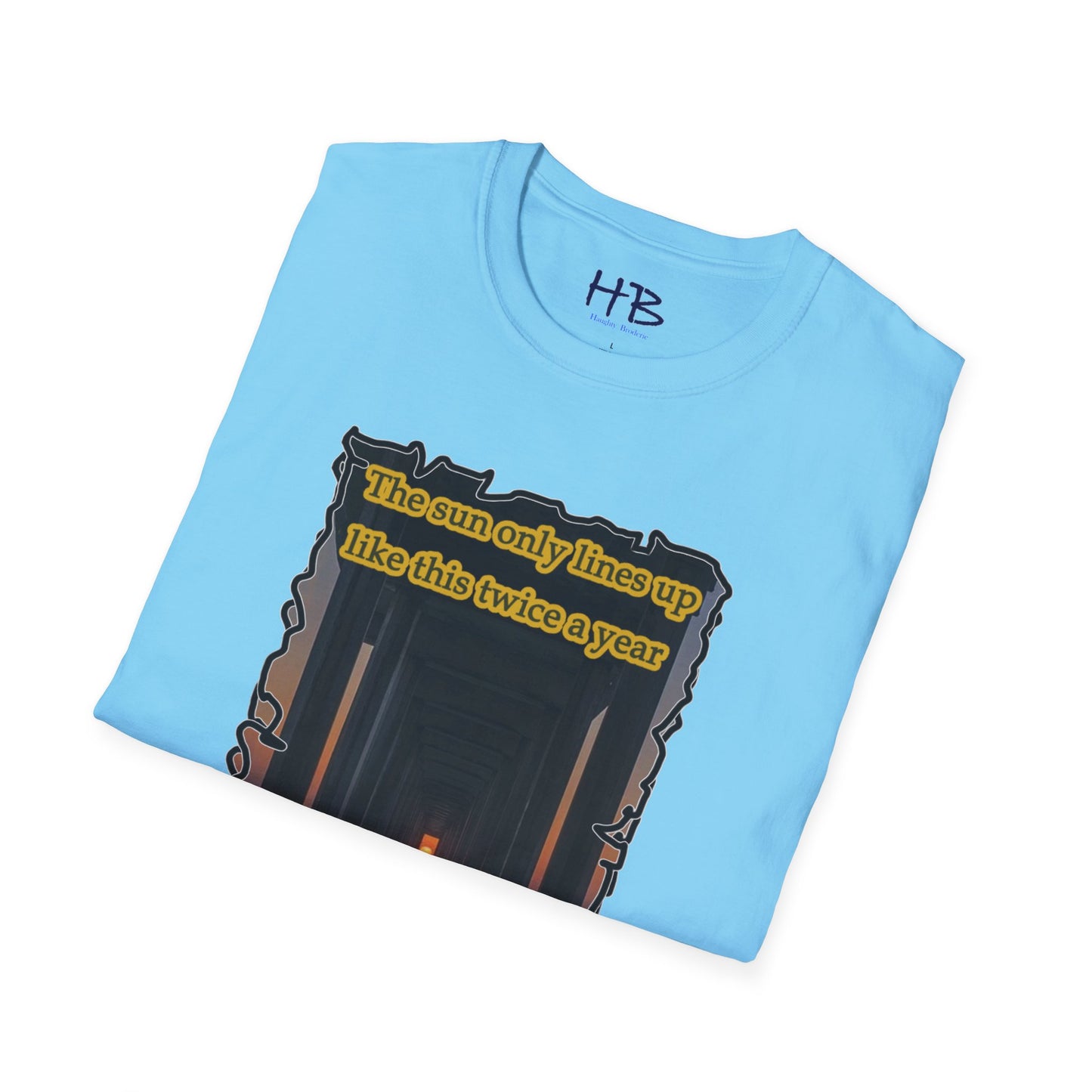 Beautiful experience the Magic of Nature of sunset through wooden tunnel