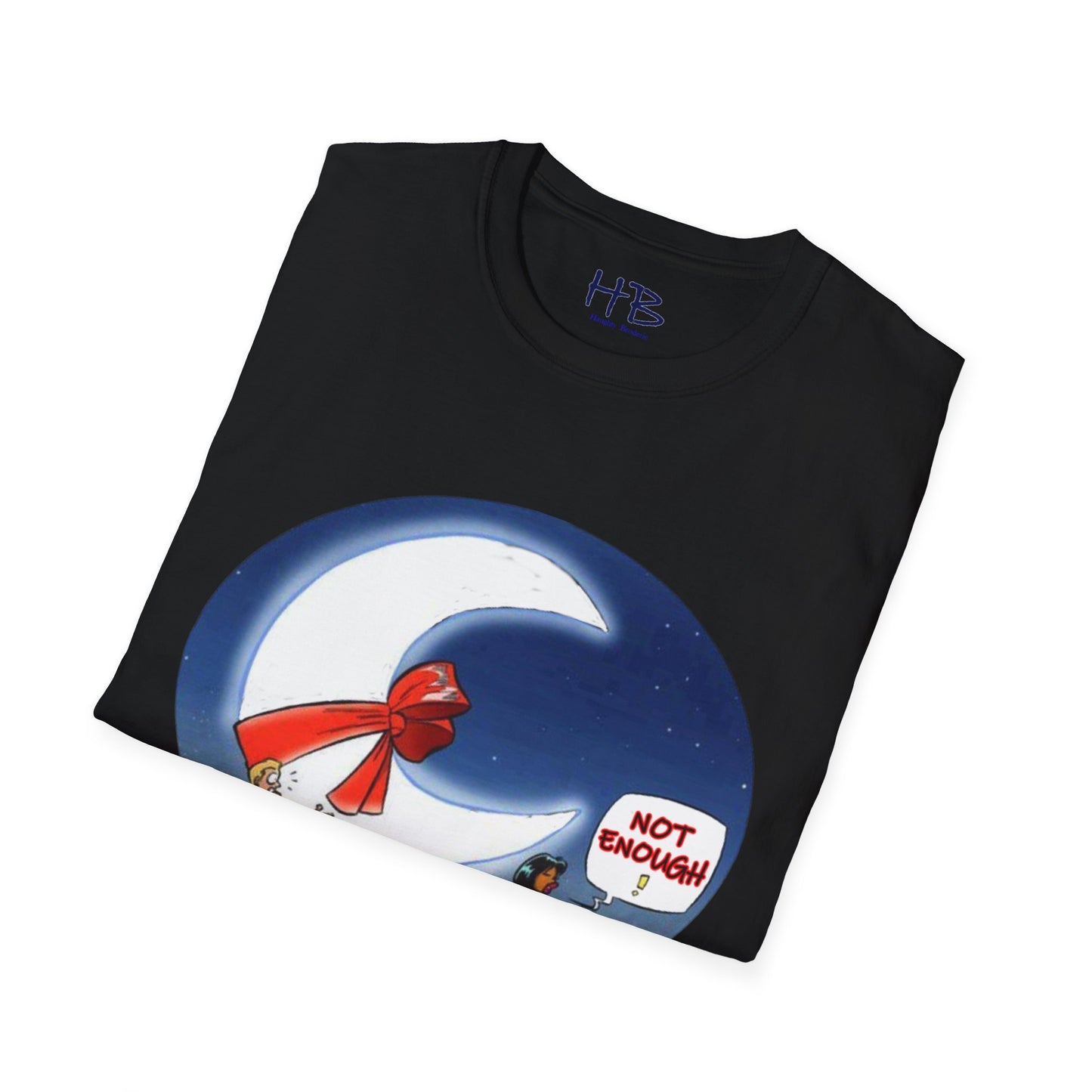 Moonlit Romance Unveiled with a Visual Metaphor of Unsatisfied Desires; The 'NOT ENOUGH!' Story