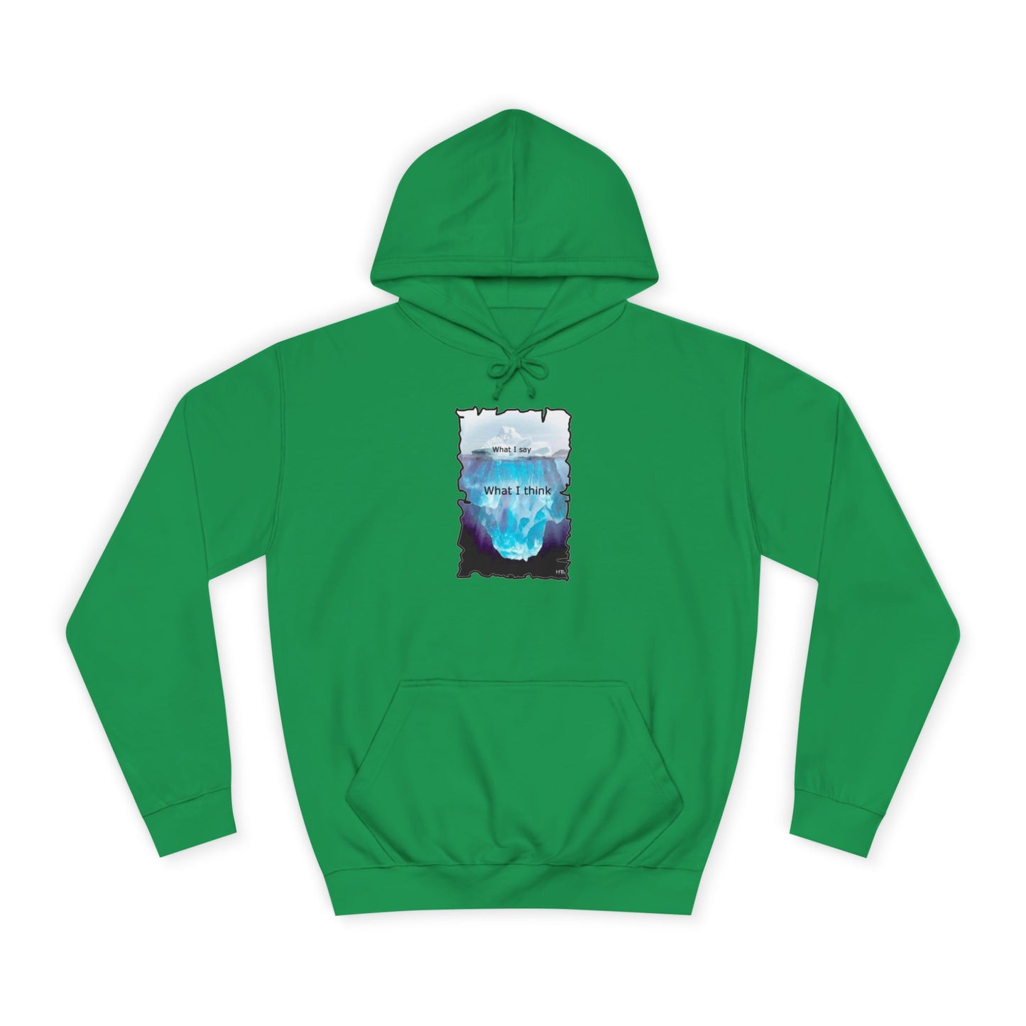 Below the Surface Veiled Verbalization (Hoodie - Cozy and Durable)