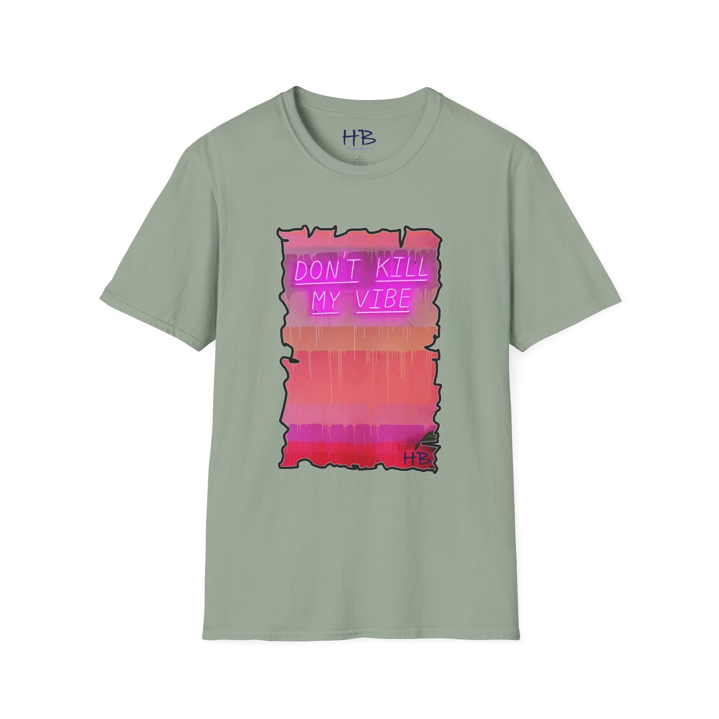 Radiant Vivid Pink Palette Wall Expressing Diversity: Vibrant Unity Manifesto 'DON'T KILL MY VIBE