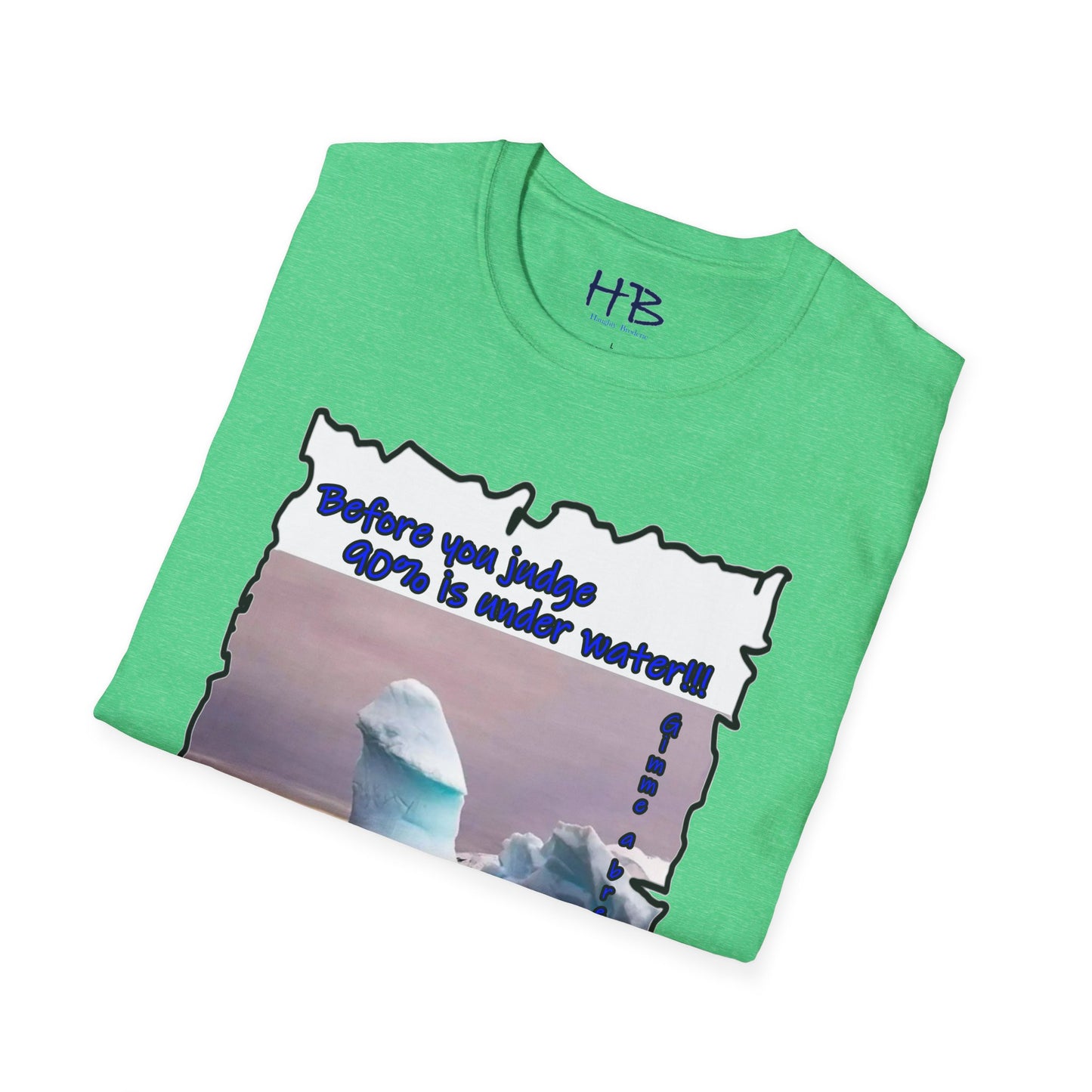 90% Below Judging the Unseen Beneath the Surface; The Iceberg Perspective Laughing at Assumptions While Challenging Prejudice