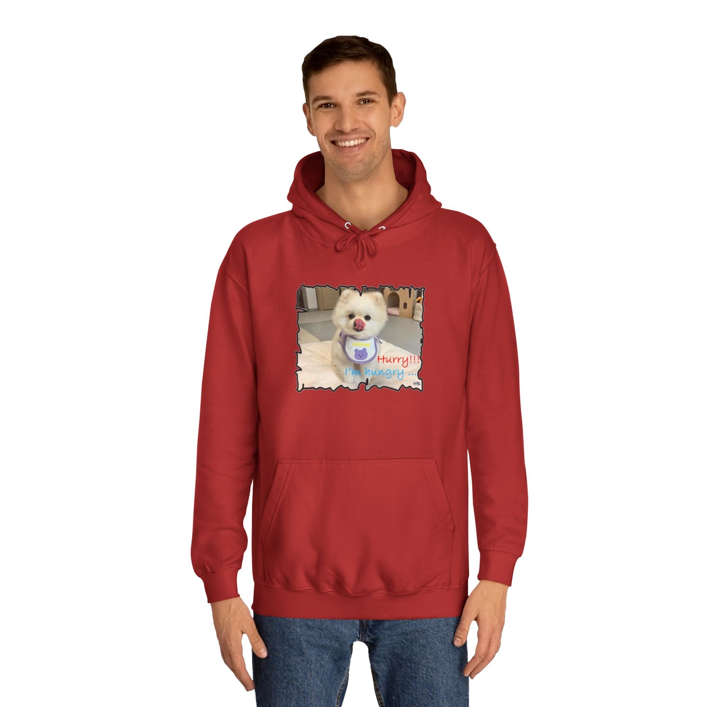 Bichon Maltese "Hurry, I'm hungry!!!" (Hoodie - Cozy and Durable)