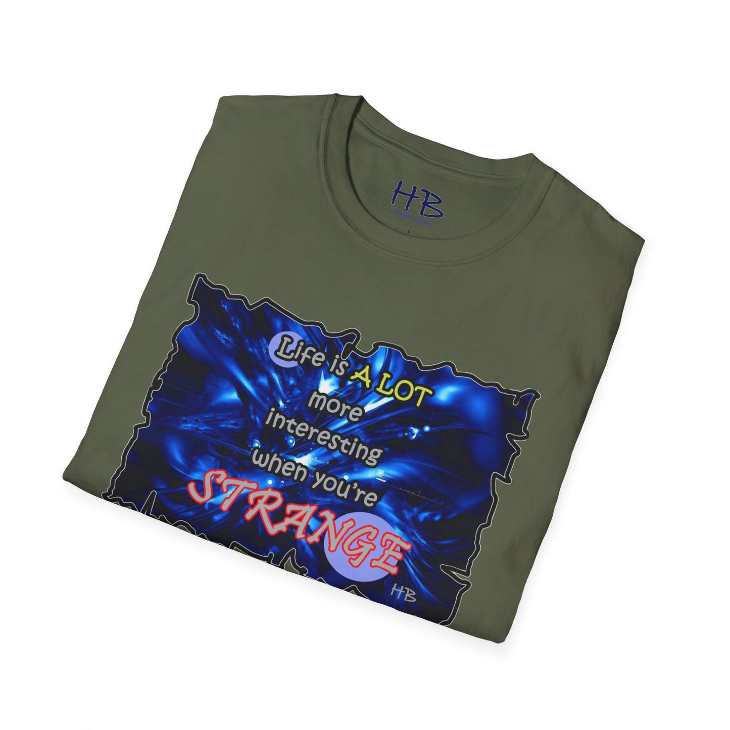 Embrace the Strange: The Marvelous Blue Life Tee Shirt