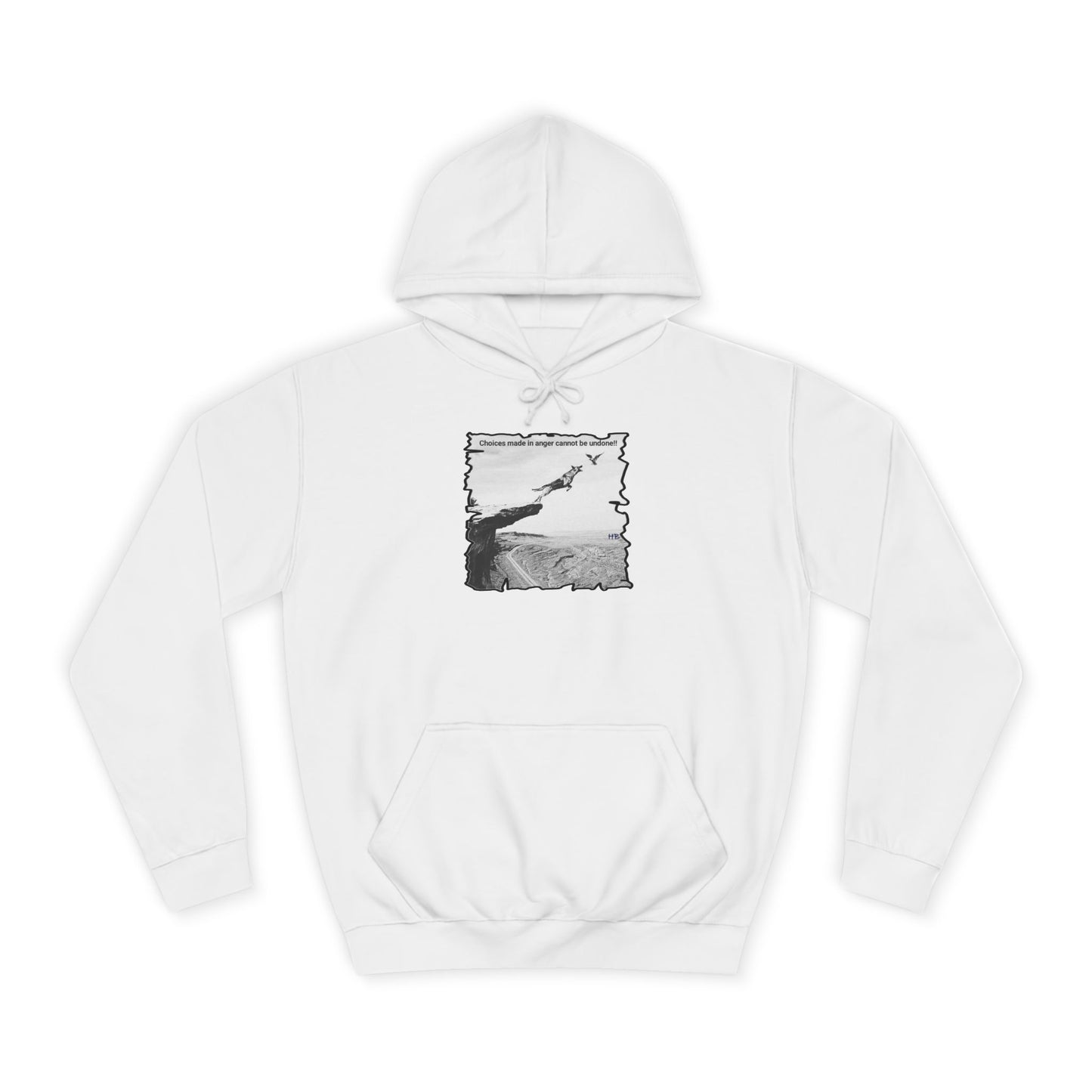 UnWise Woof Cliffhanger Choice Anger's Edge (Hoodie - Cozy and Durable)