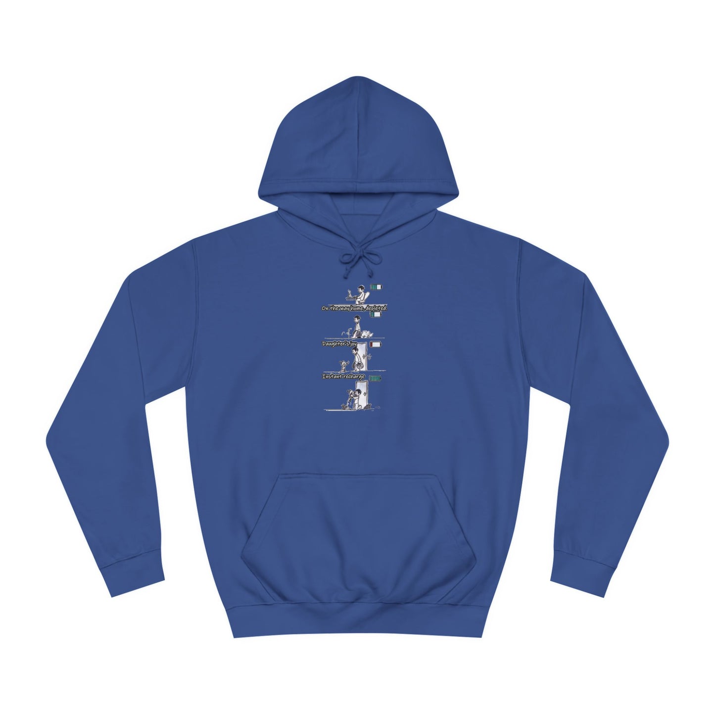 Get Yours Now -- Life's Canvas Daily Energies Unleashed; Day in, Day Out From Office to Home using Threads of Resilience (Hoodie - Cozy and Durable)