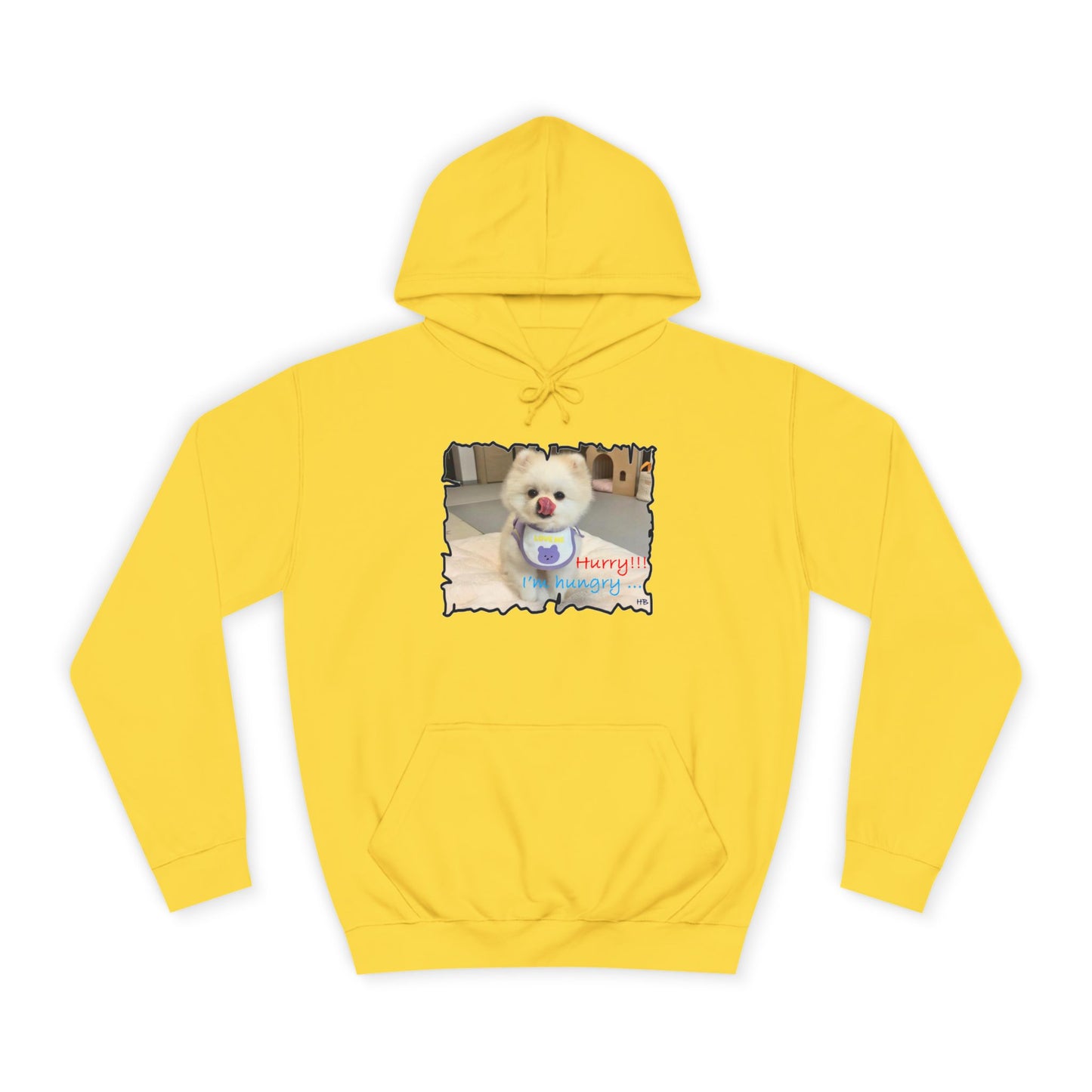 Bichon Maltese "Hurry, I'm hungry!!!" (Hoodie - Cozy and Durable)