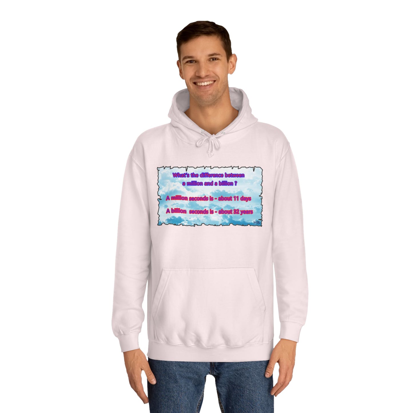 Get Yours Now -- Difference between million and billion calculated in seconds (Hoodie - Cozy and Durable)