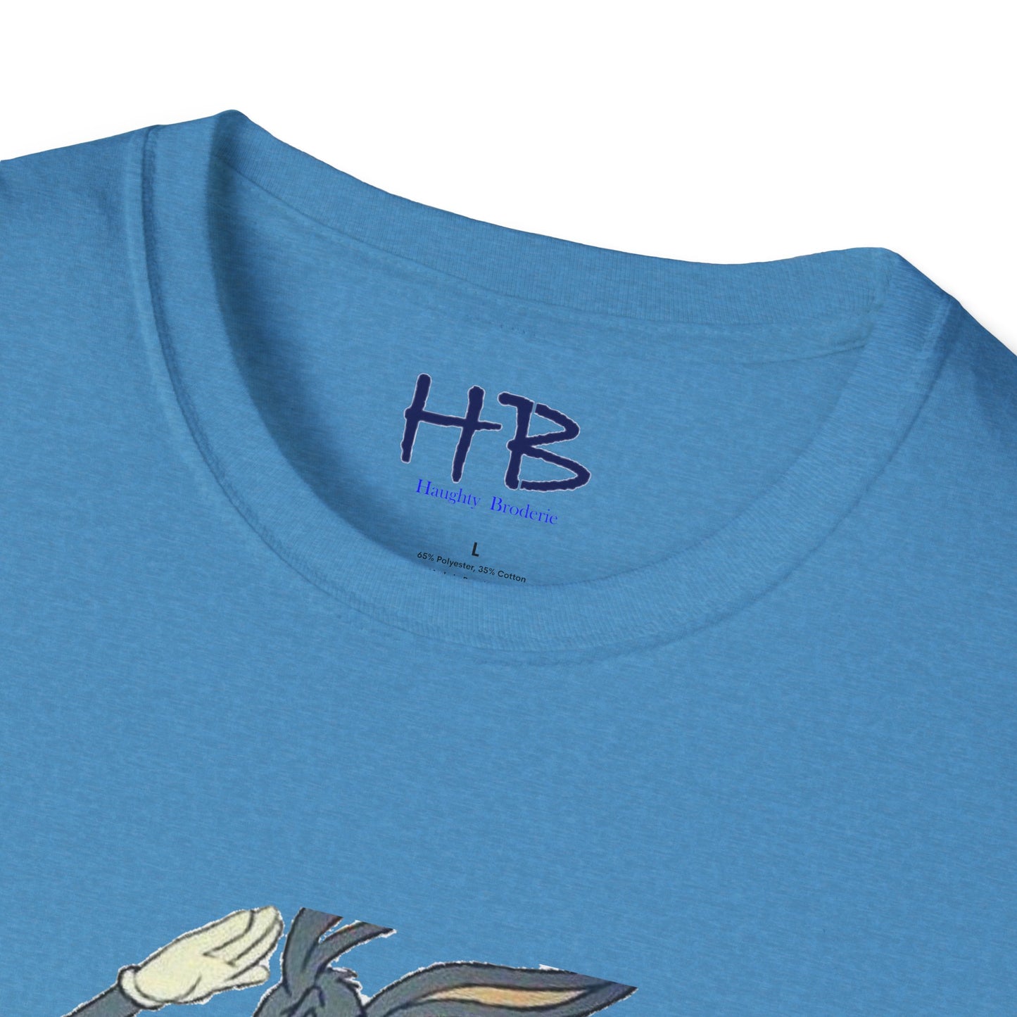 Bugs being playful with his bunny lady