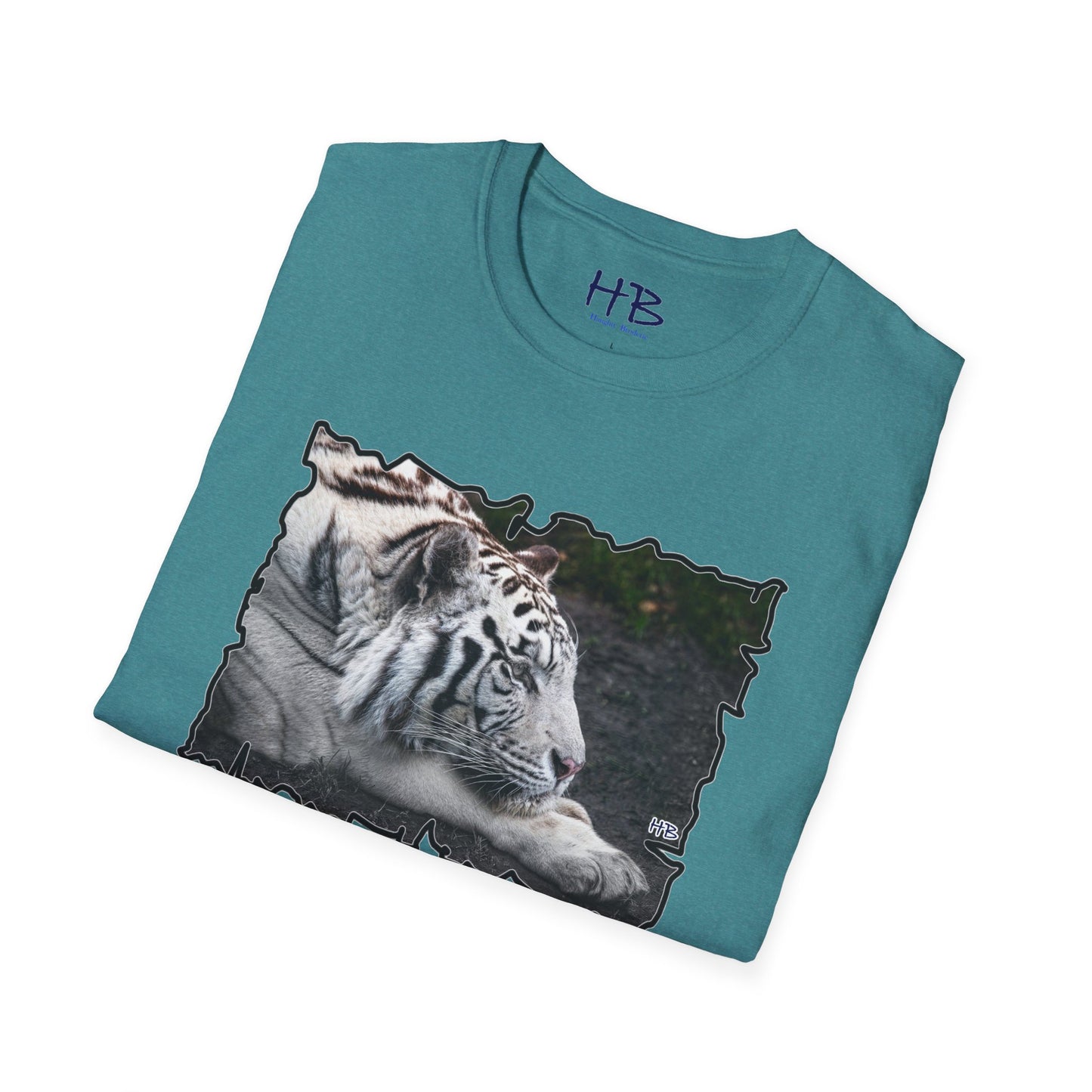 White tiger black stripes green eyes