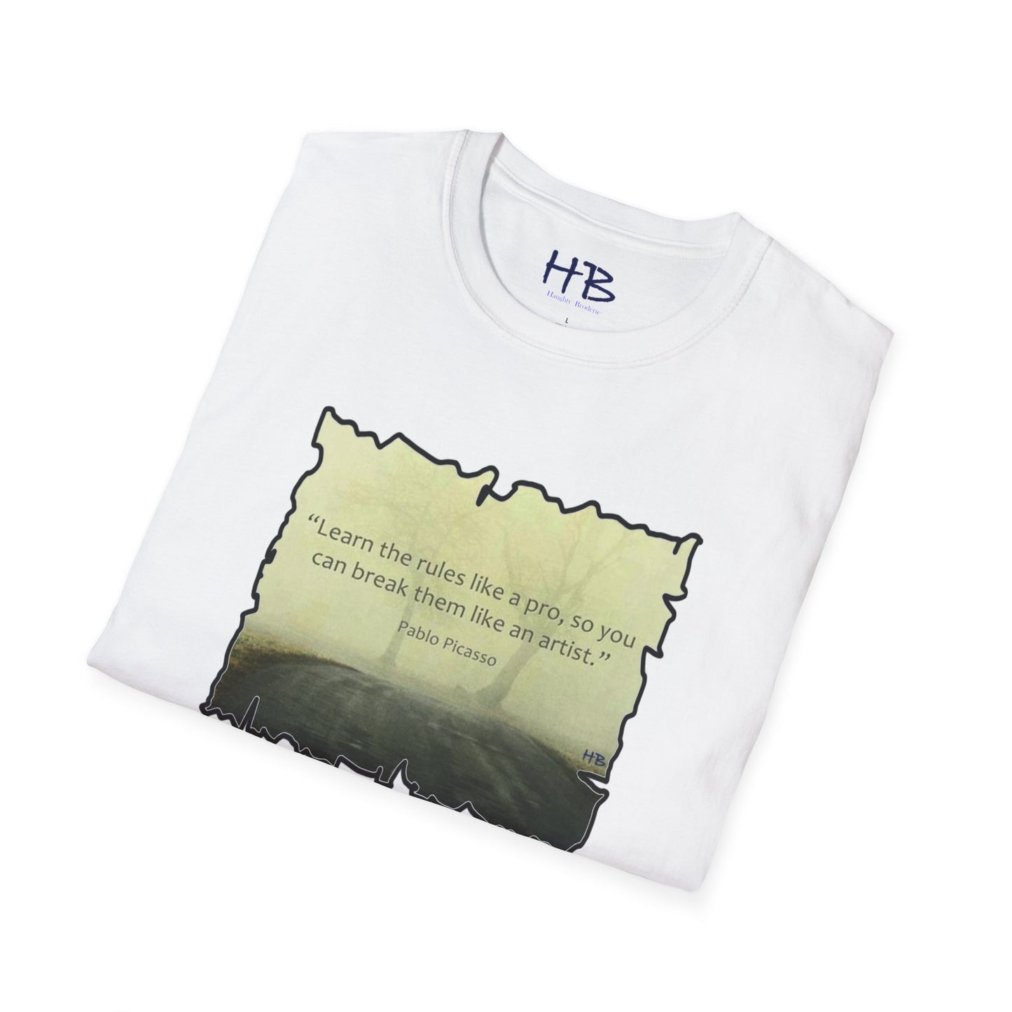 Picasso famous quote learn the rules like a pro