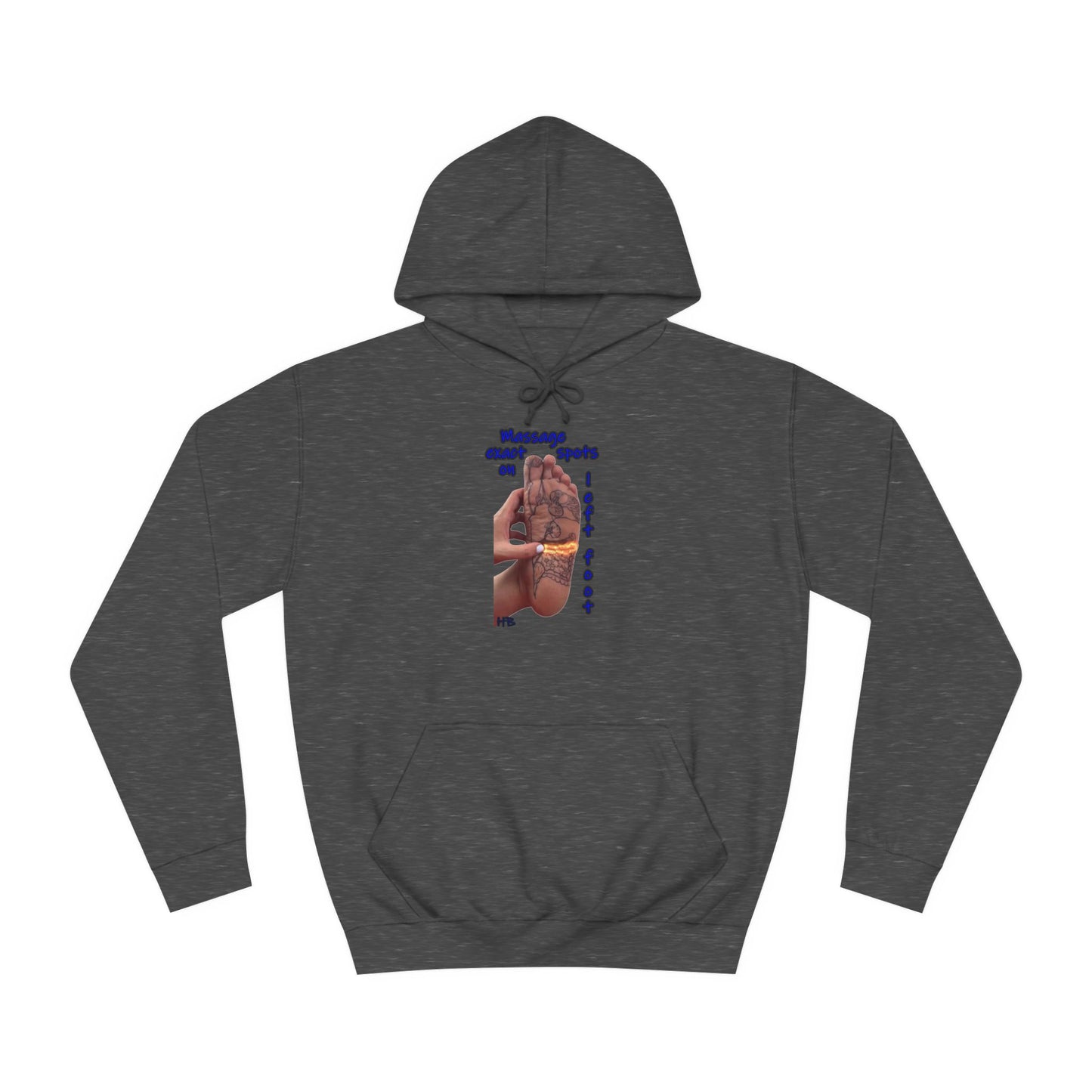 Get Yours Now -- Foot-Palm Wellness Organic Harmony;  Self-Care Holistic Healthwear (Hoodie - Cozy and Durable)