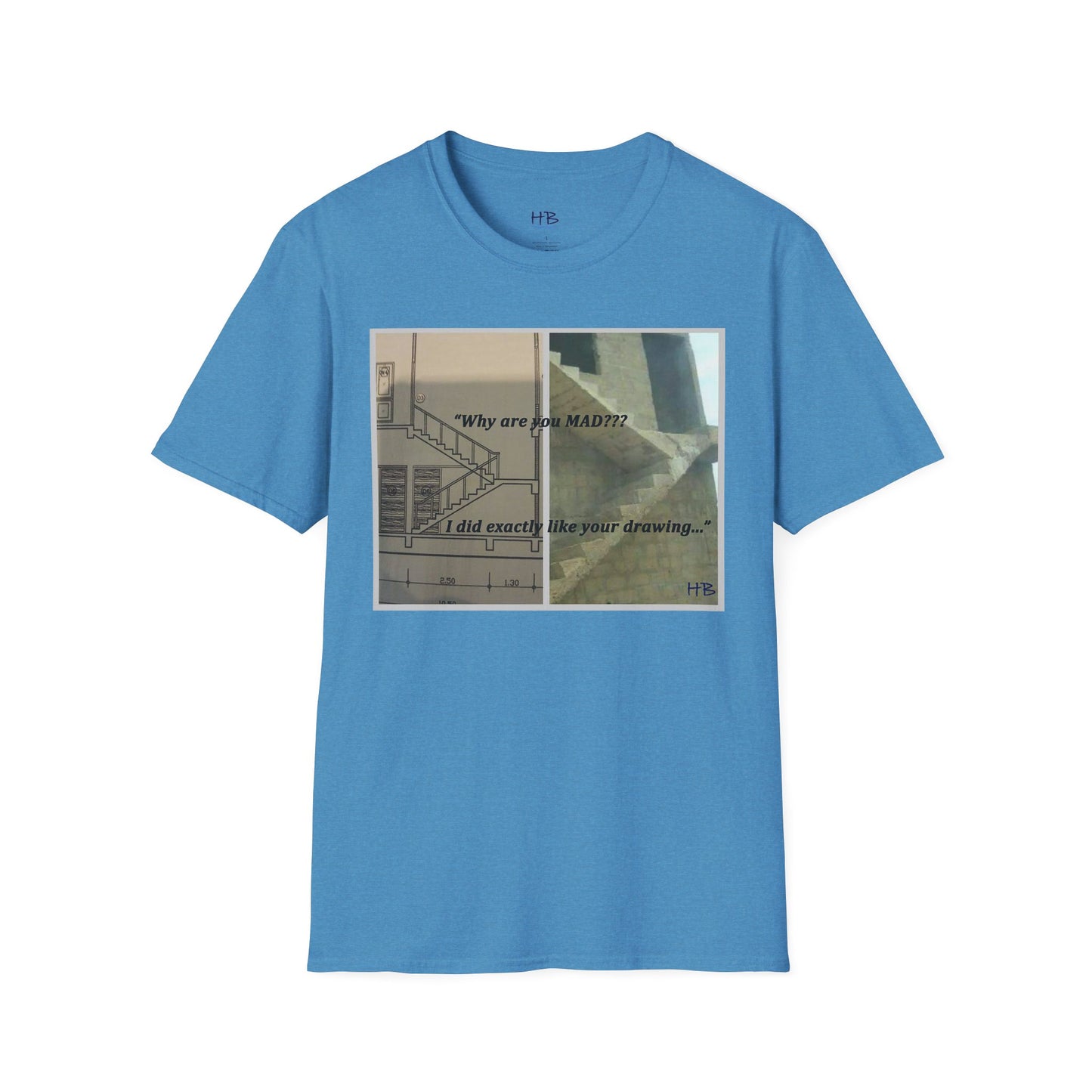 Comical Architectural Irony Stairs Sketch