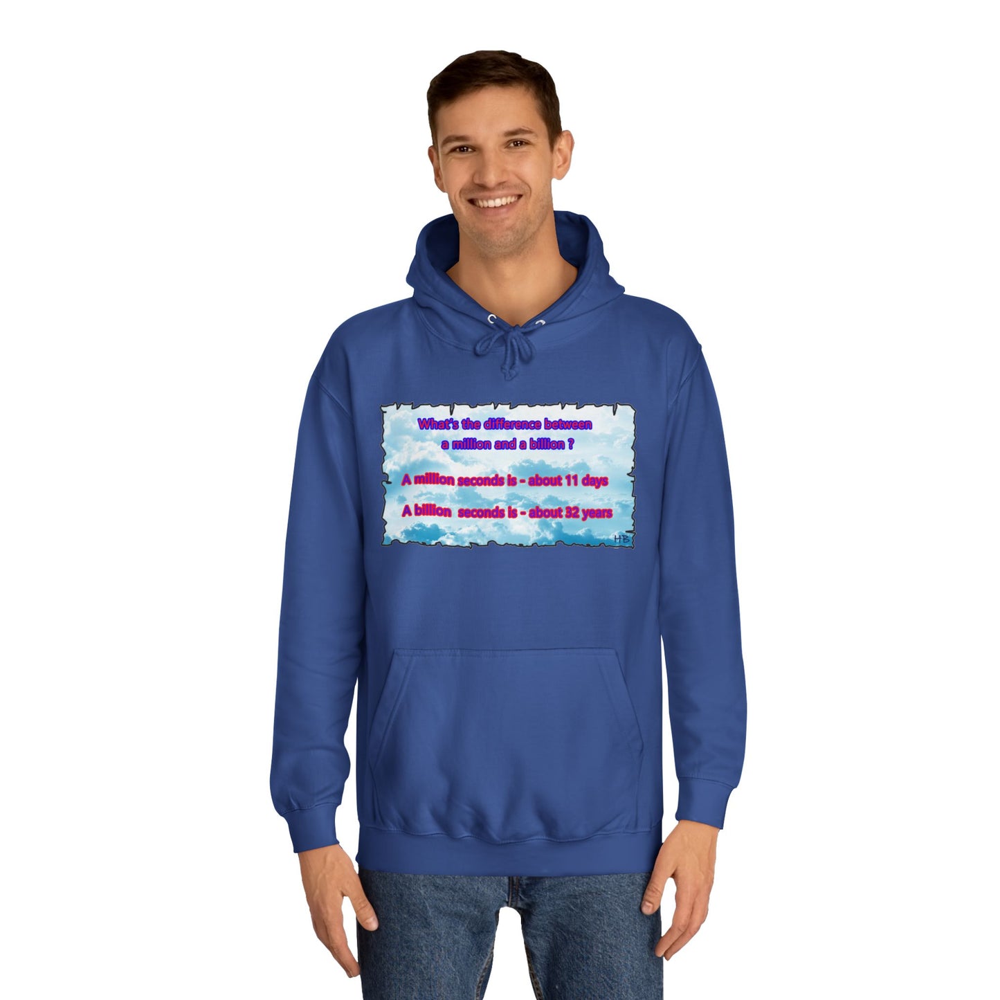 Get Yours Now -- Difference between million and billion calculated in seconds (Hoodie - Cozy and Durable)