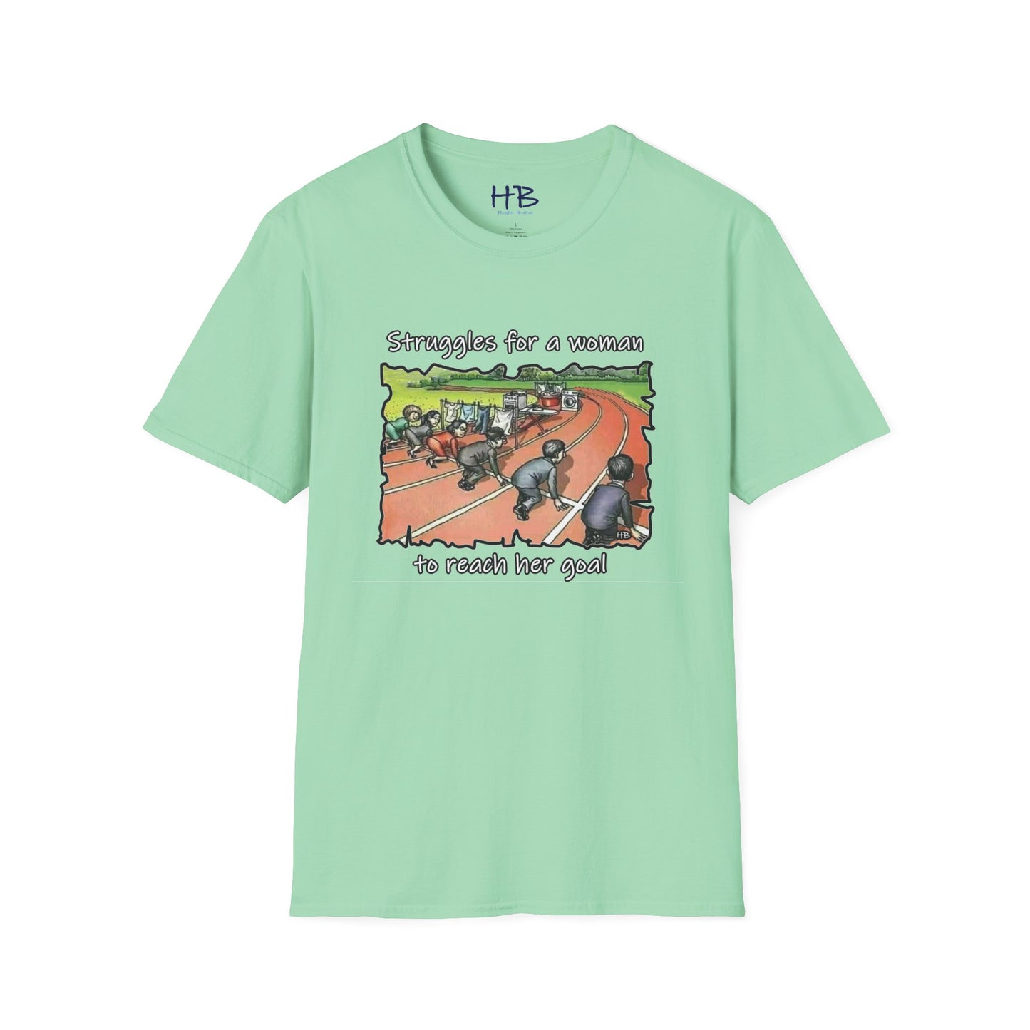 Empowerment in Motion Paving the Path; Championing Women's Journeys Equality in Every Stitch Struggling Silhouettes using A Feminist Allegory