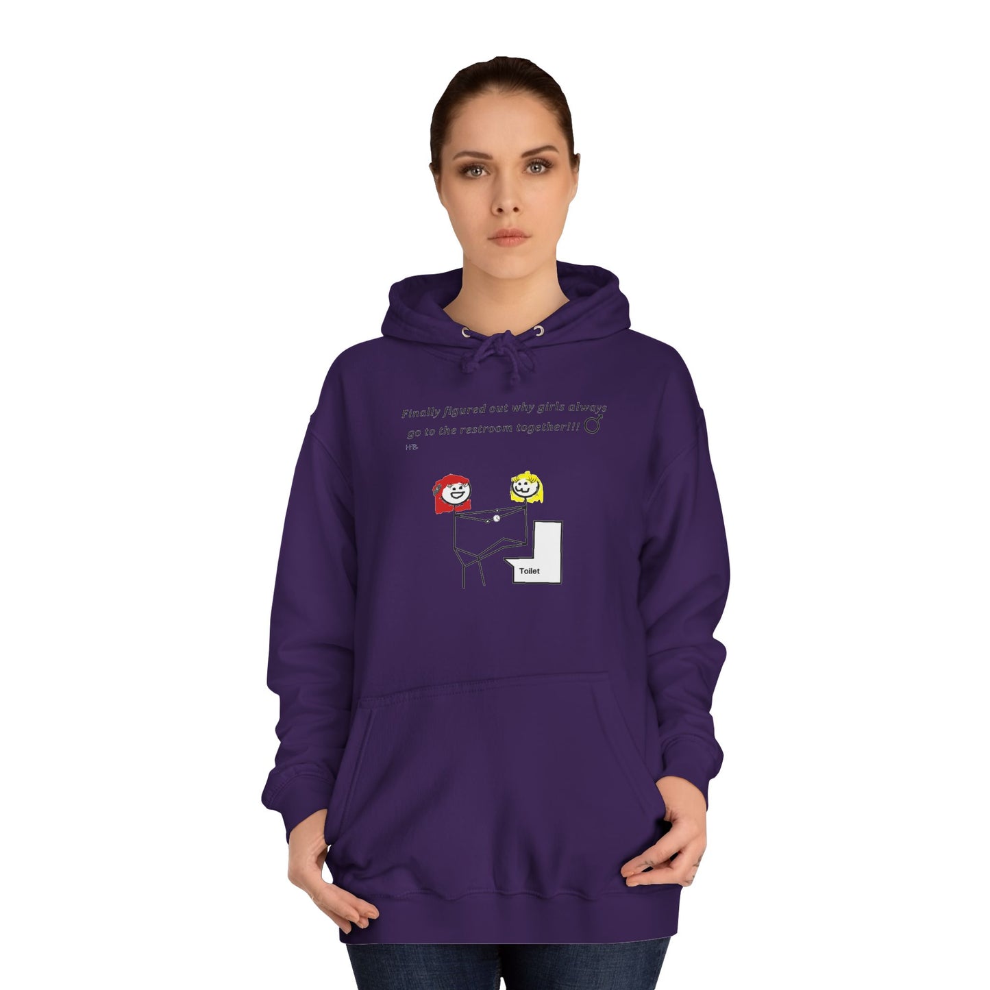 Get Yours Now -- Humorous Restroom Companions Revelations (Hoodie - Cozy and Durable)