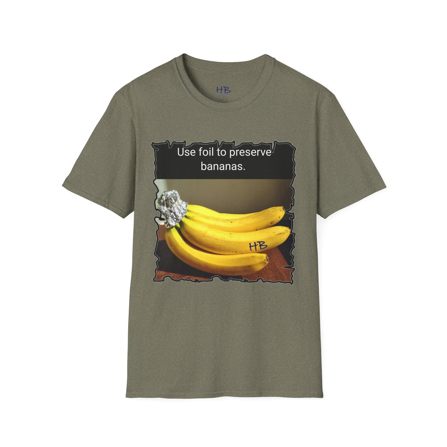 Use foil to preserve a banana