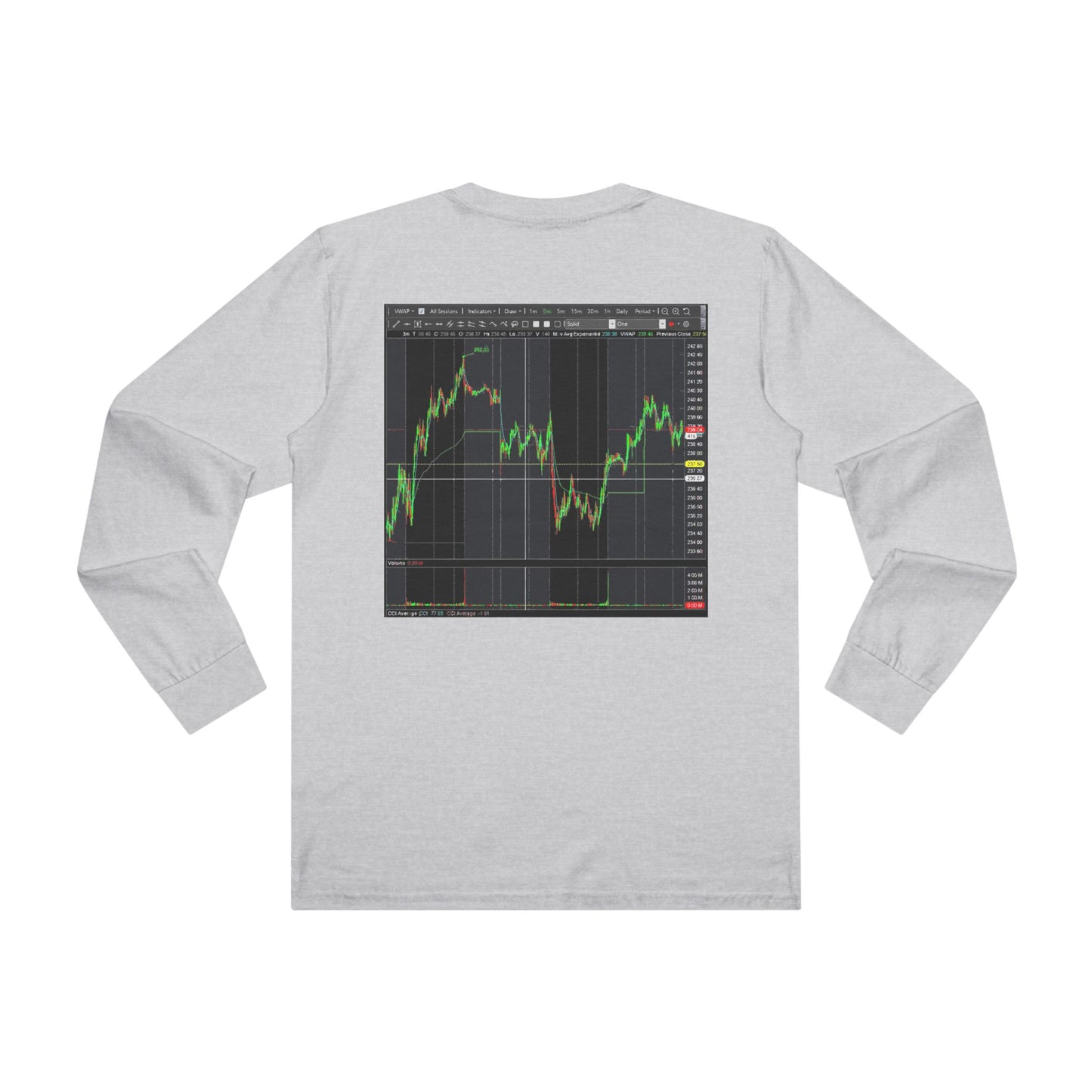 Get Yours Now -- Every stock market trader's dream going to the Moon (Men's Base Longsleeve Tee - All-Season Wear)