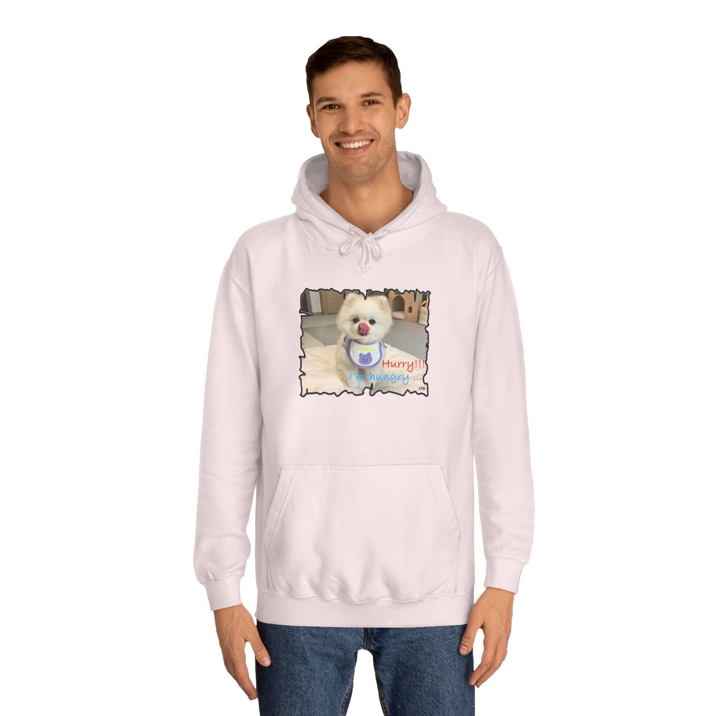 Bichon Maltese "Hurry, I'm hungry!!!" (Hoodie - Cozy and Durable)