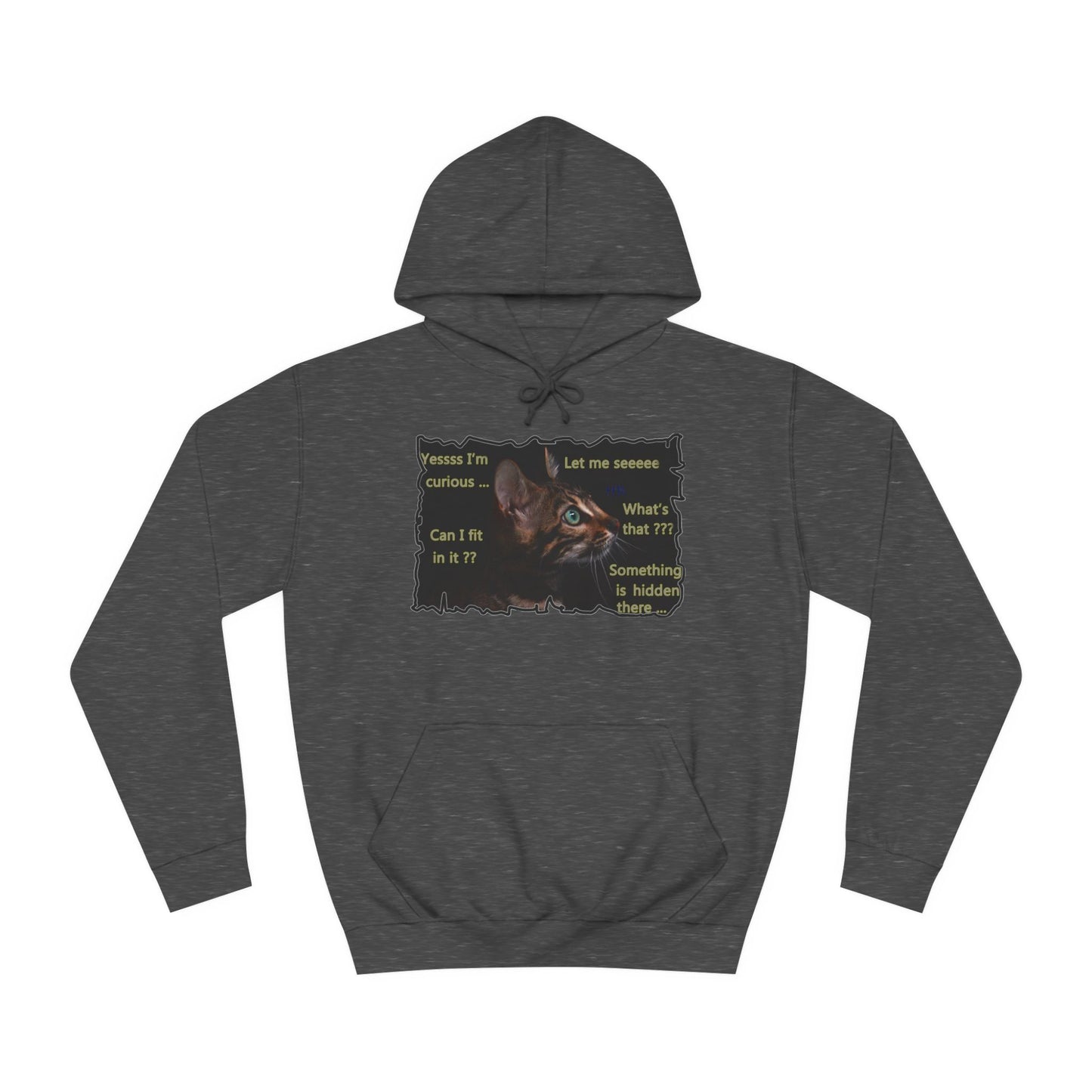 Get Yours Now -- Kitten curiosity and care free (Hoodie - Cozy and Durable)