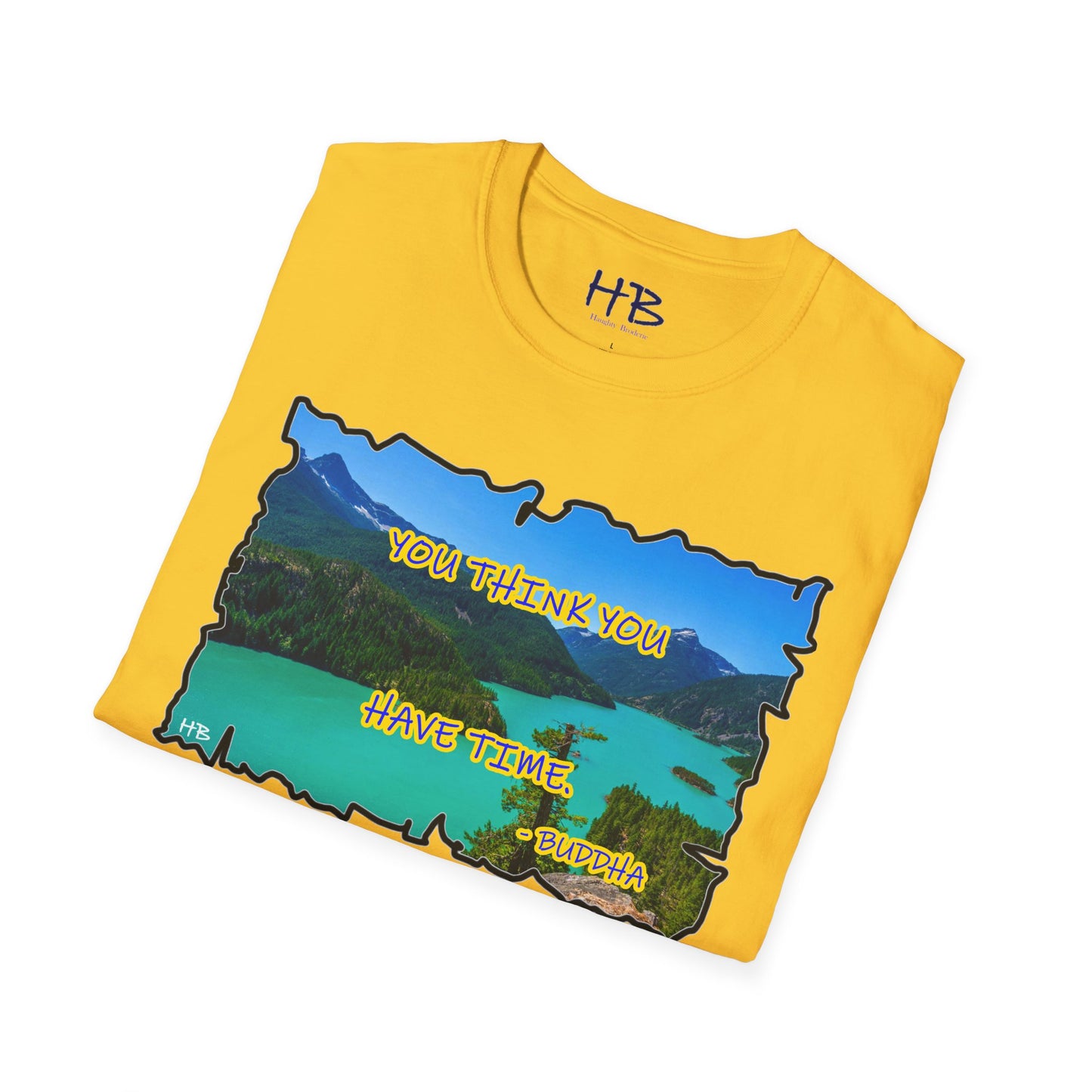 Buddha's Timeless Horizon Harmony; Philosophical Mirage Ethereal Lake Sunset Discourse 10