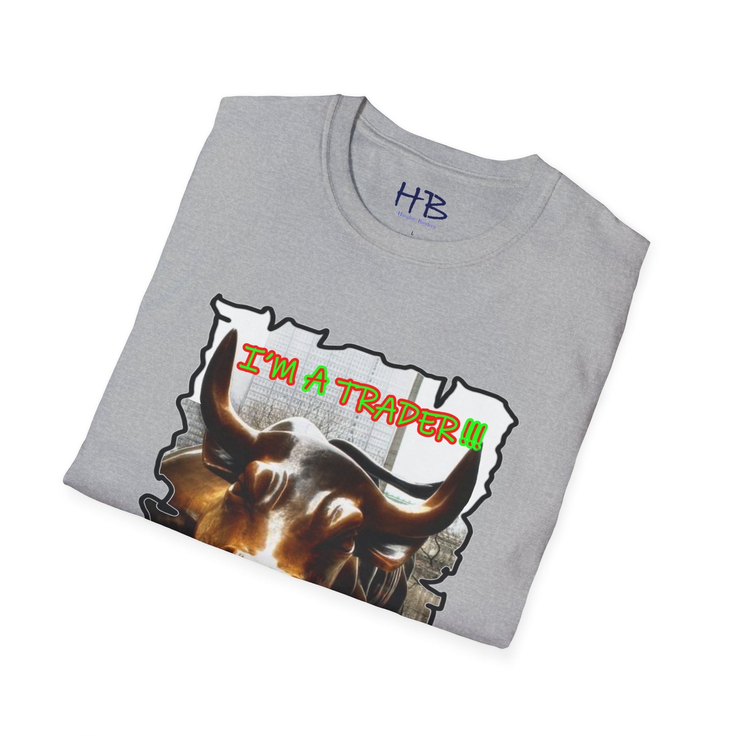 Wall Street Bullish Fashion Trading Enthusiast; Green & Red Confidence Stock Market Vibes