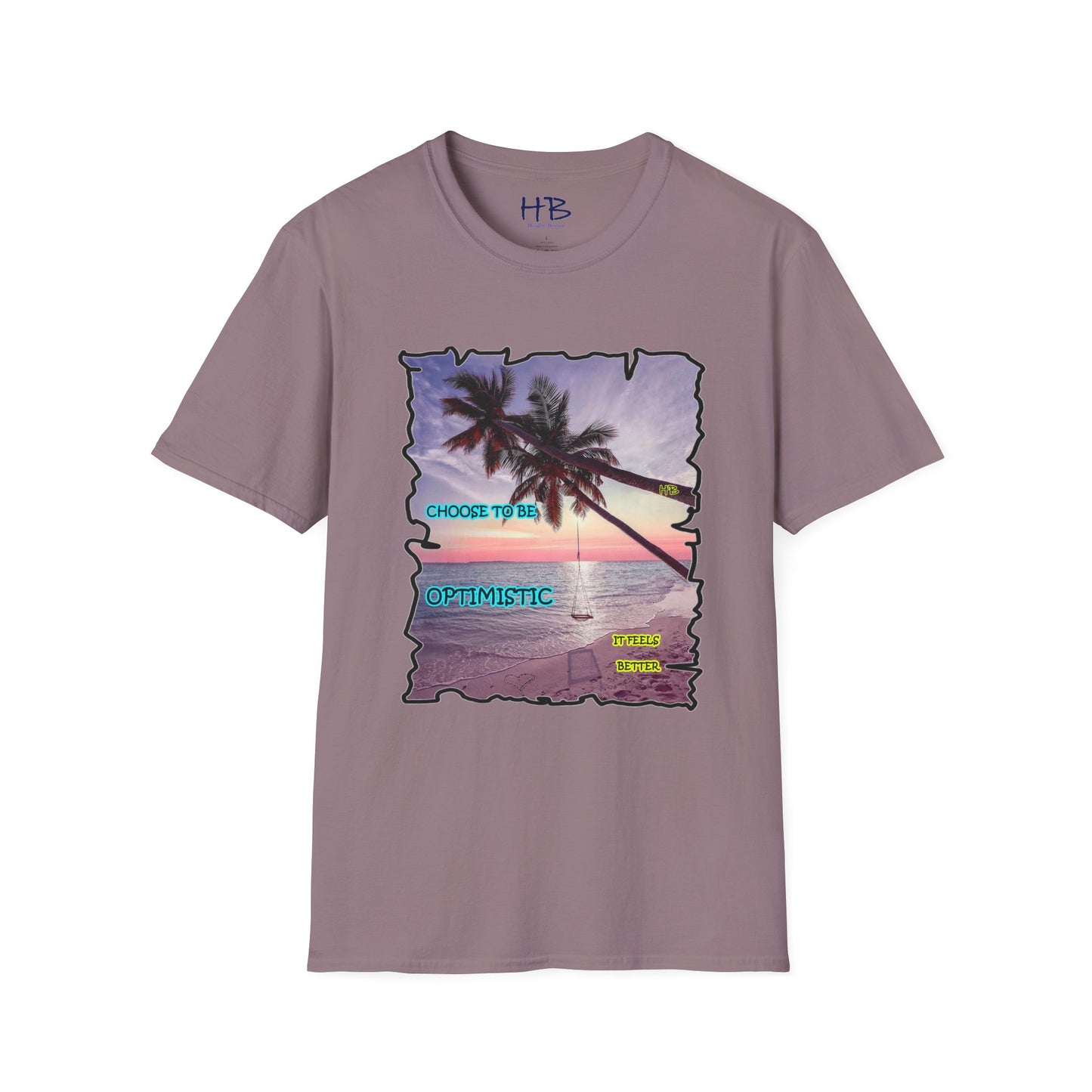Embrace the Radiant Sunset by Swinging Towards Positivity using The Power of Optimism:  Sandy Beach Serenity Nature's Beauty Unleashed using Optimism in Every Stitch on the Horizon