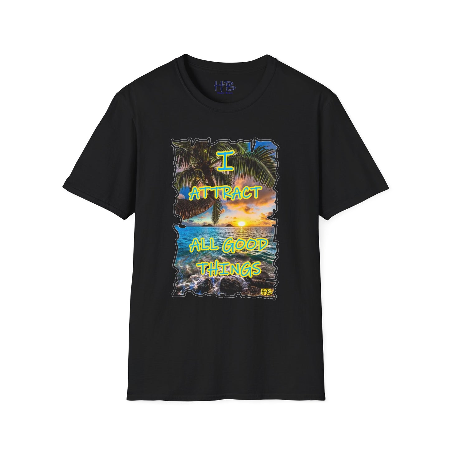 Ocean Sunset Affirmation Dreamscape; Affirmation Empowering Style who Attracts All Good Things