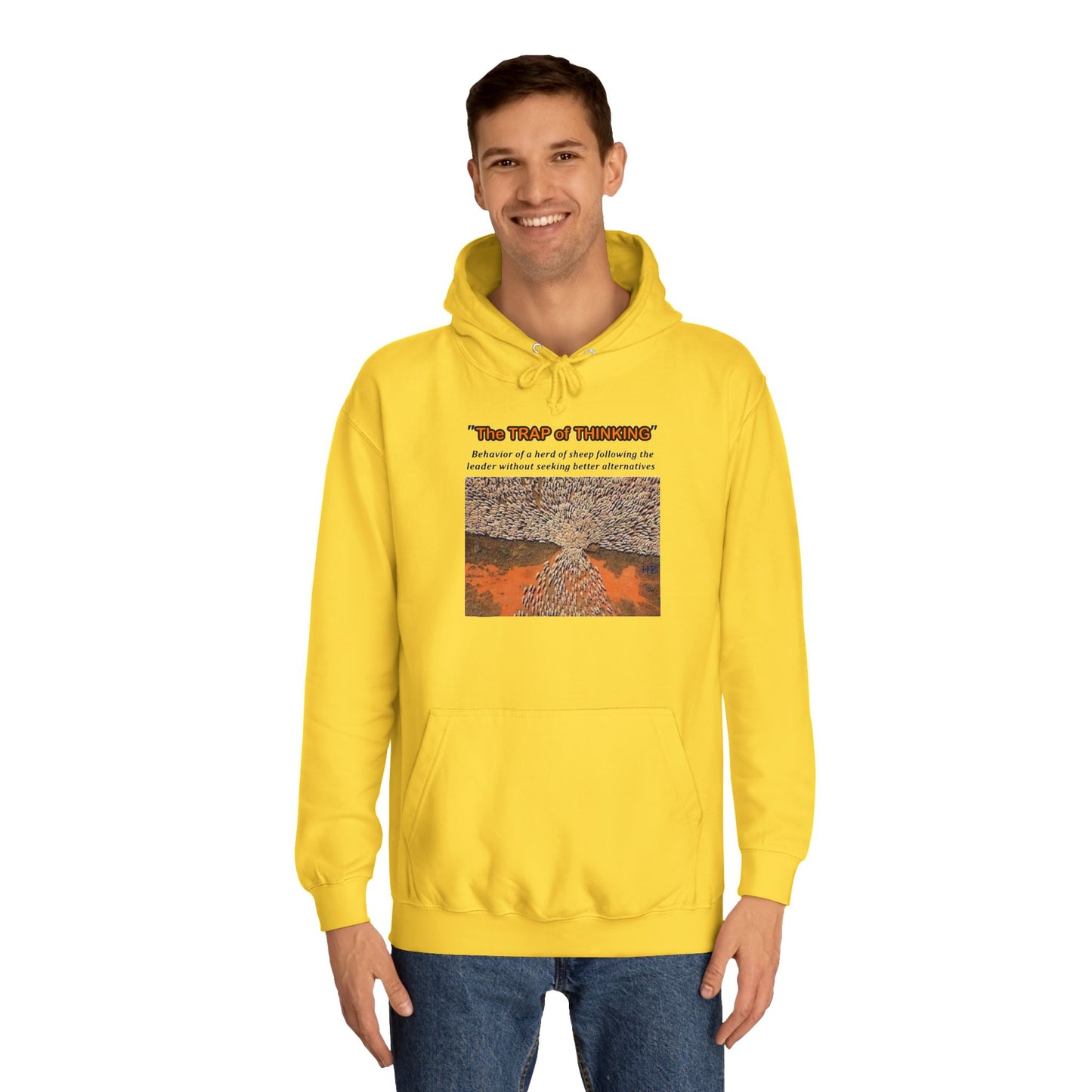 Thought-Provoking Independent Thinker (Hoodie - Cozy and Durable)