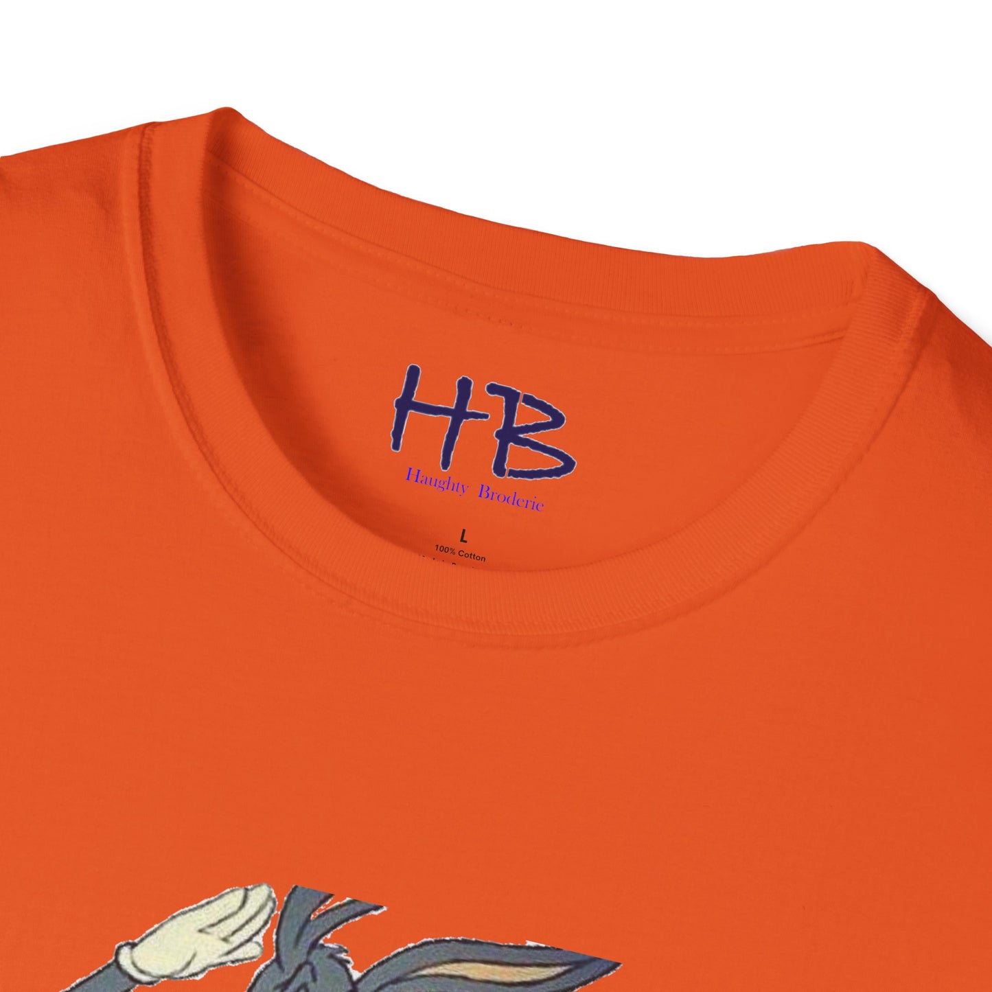 Bugs being playful with his bunny lady