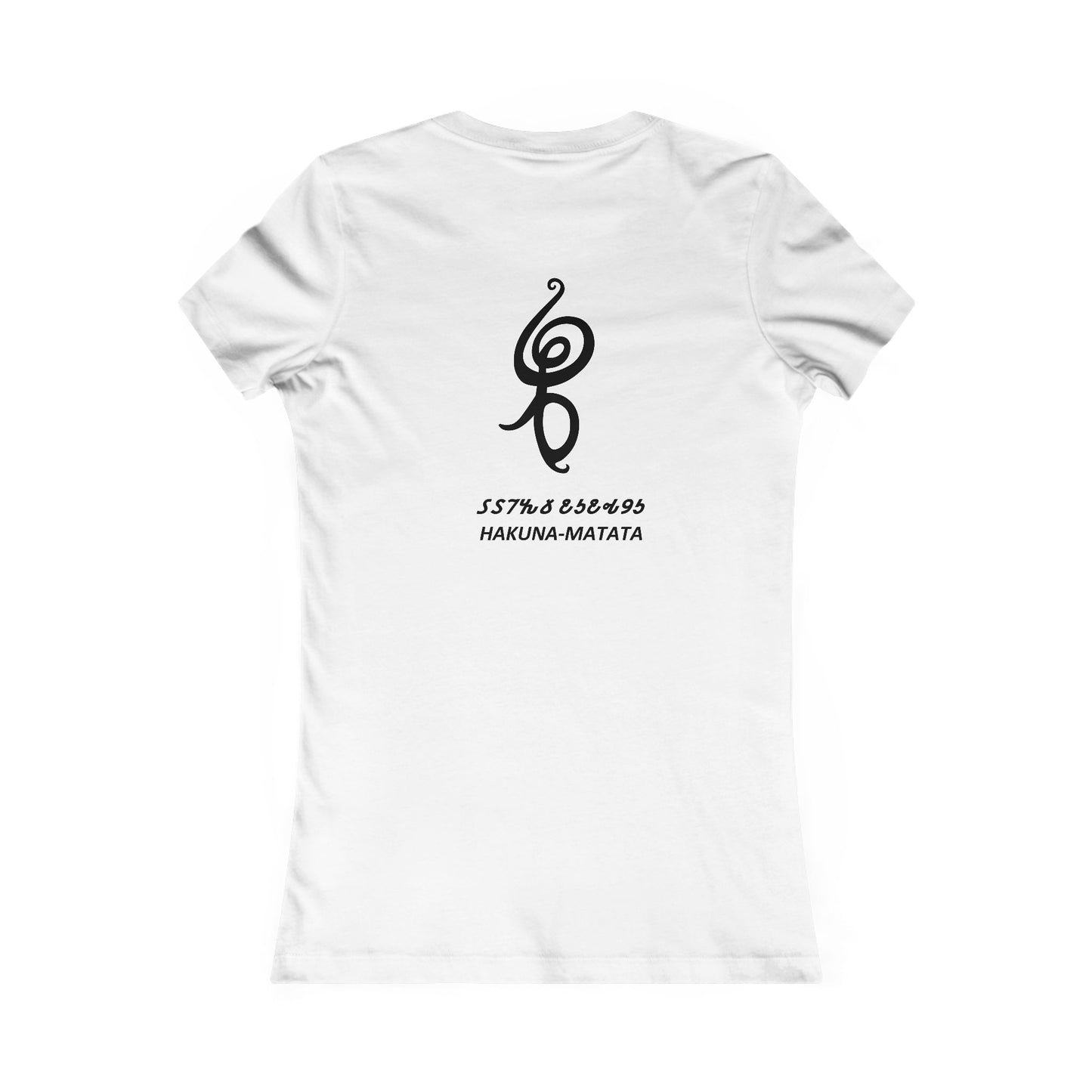 Smile Spark with Hakuna Matata Positivity Patrol Duo (Women - Premium Cotton Tee)