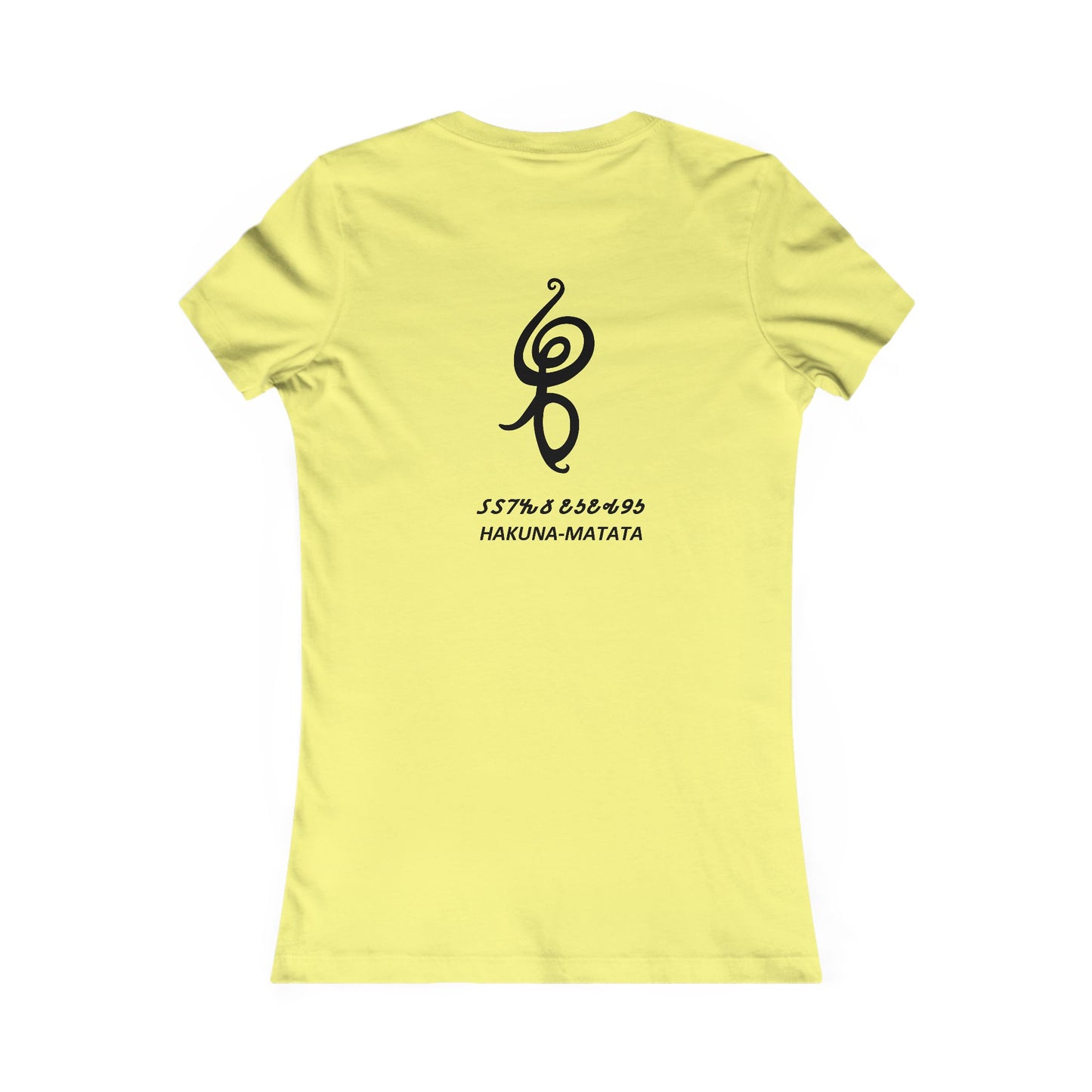 Smile Spark with Hakuna Matata Positivity Patrol Duo (Women - Premium Cotton Tee)