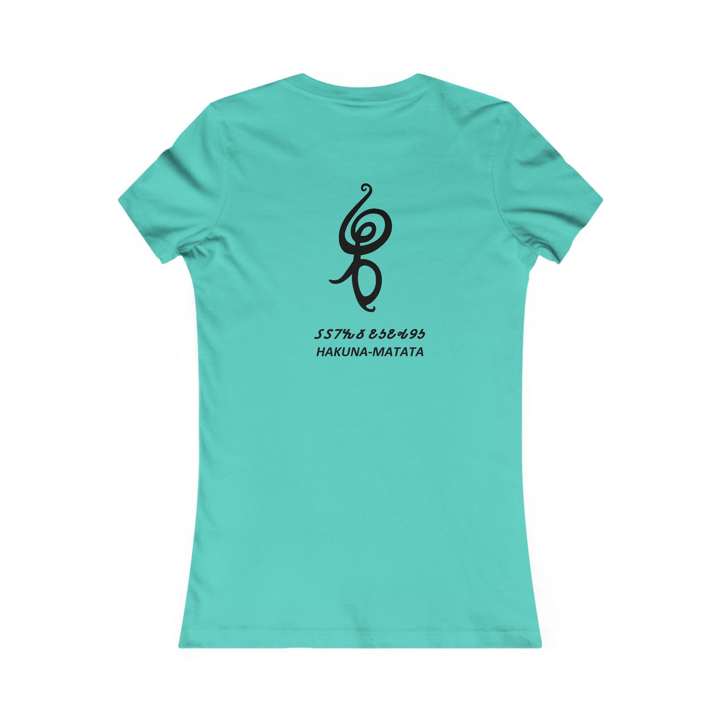 Smile Spark with Hakuna Matata Positivity Patrol Duo (Women - Premium Cotton Tee)