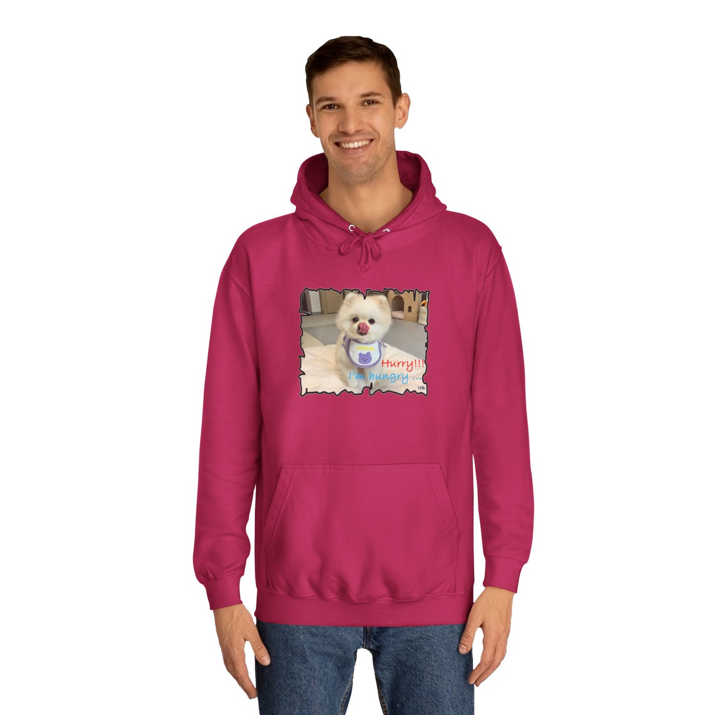 Bichon Maltese "Hurry, I'm hungry!!!" (Hoodie - Cozy and Durable)