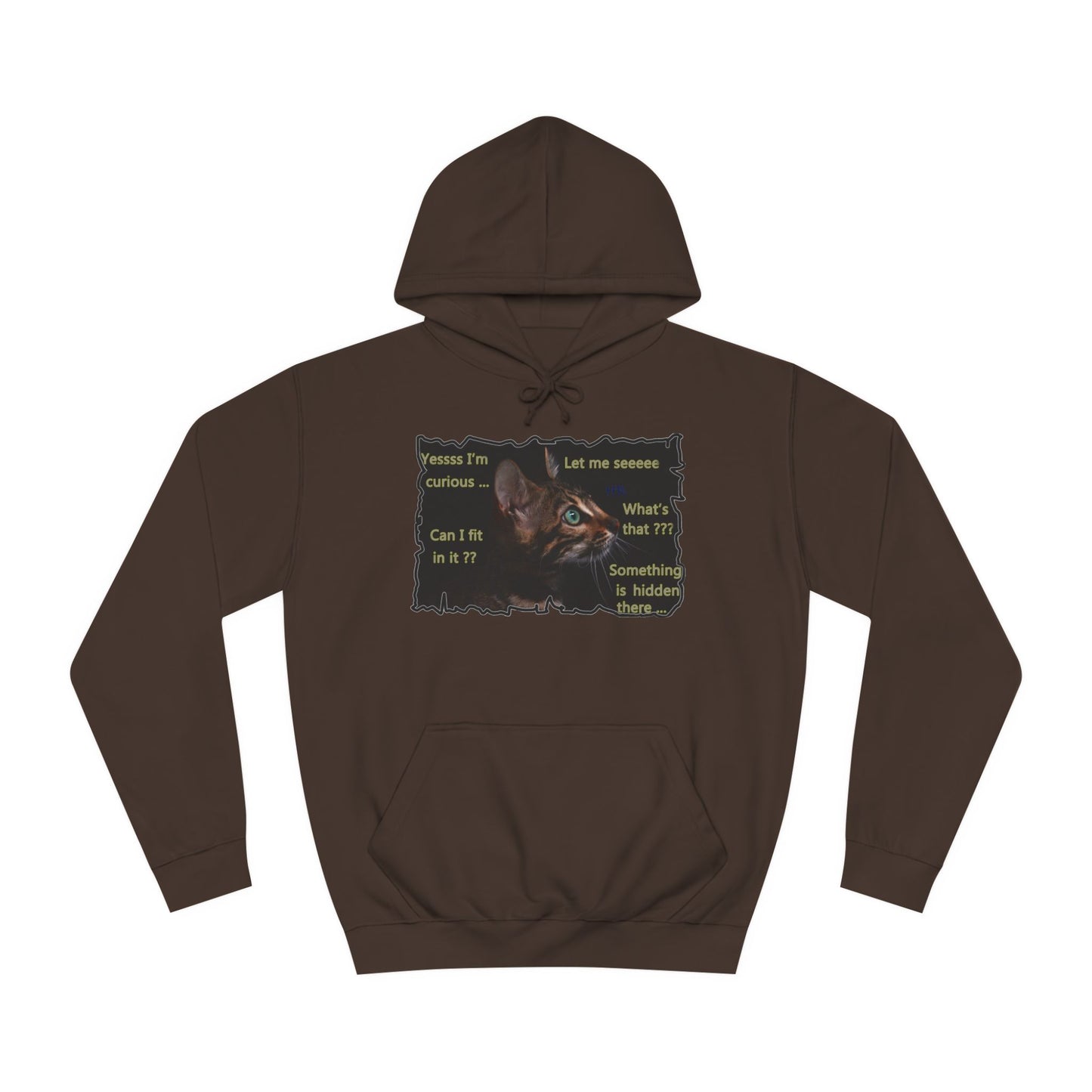 Get Yours Now -- Kitten curiosity and care free (Hoodie - Cozy and Durable)