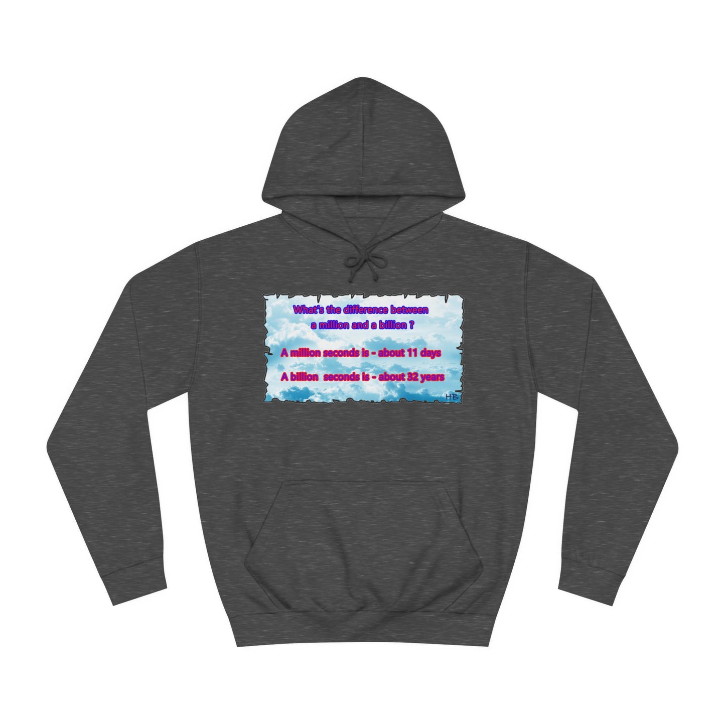 Get Yours Now -- Difference between million and billion calculated in seconds (Hoodie - Cozy and Durable)