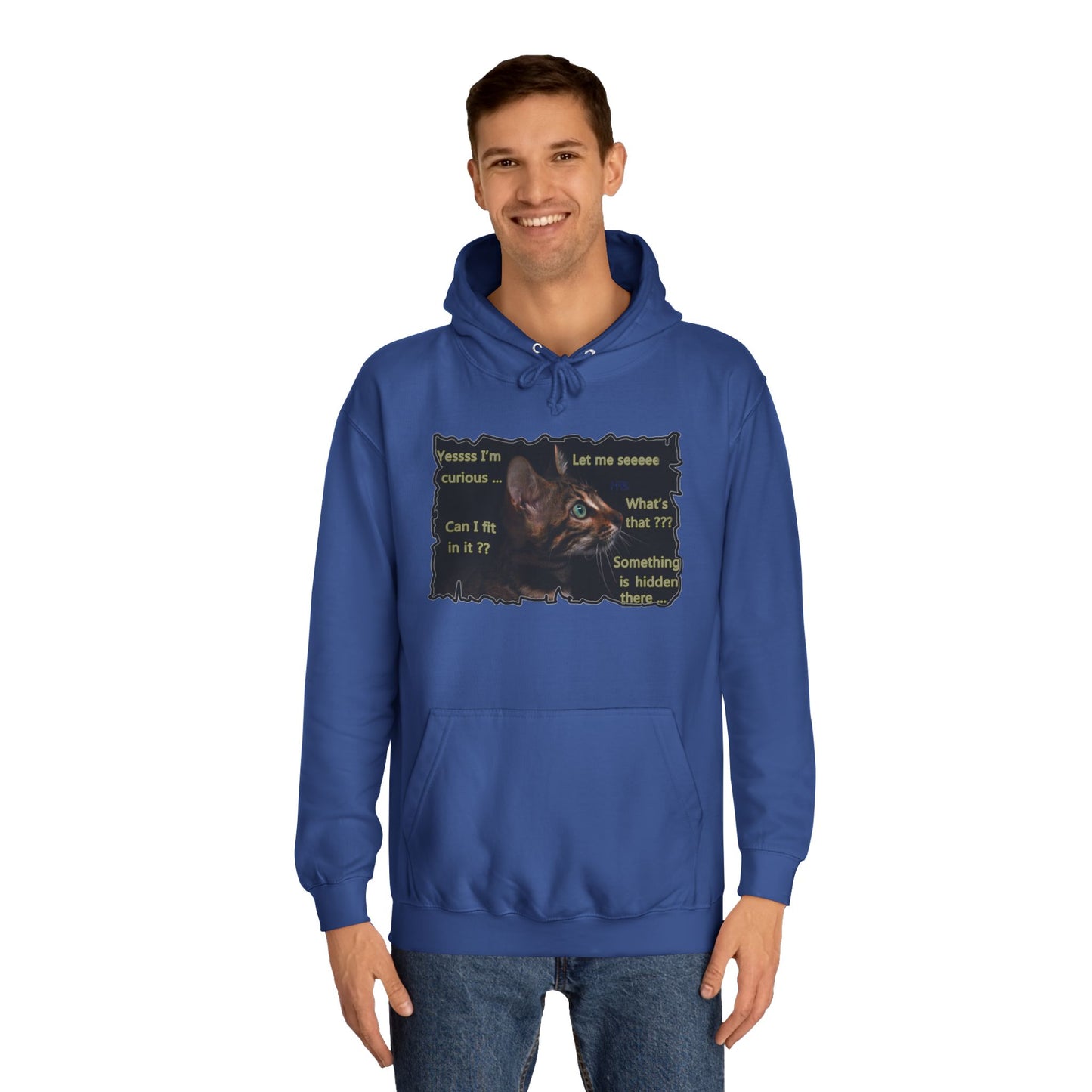 Get Yours Now -- Kitten curiosity and care free (Hoodie - Cozy and Durable)