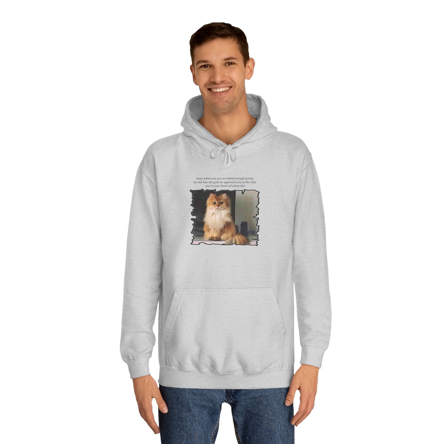 Get Yours Now -- Mesmerizing Lonely Kitty (Hoodie - Cozy and Durable)