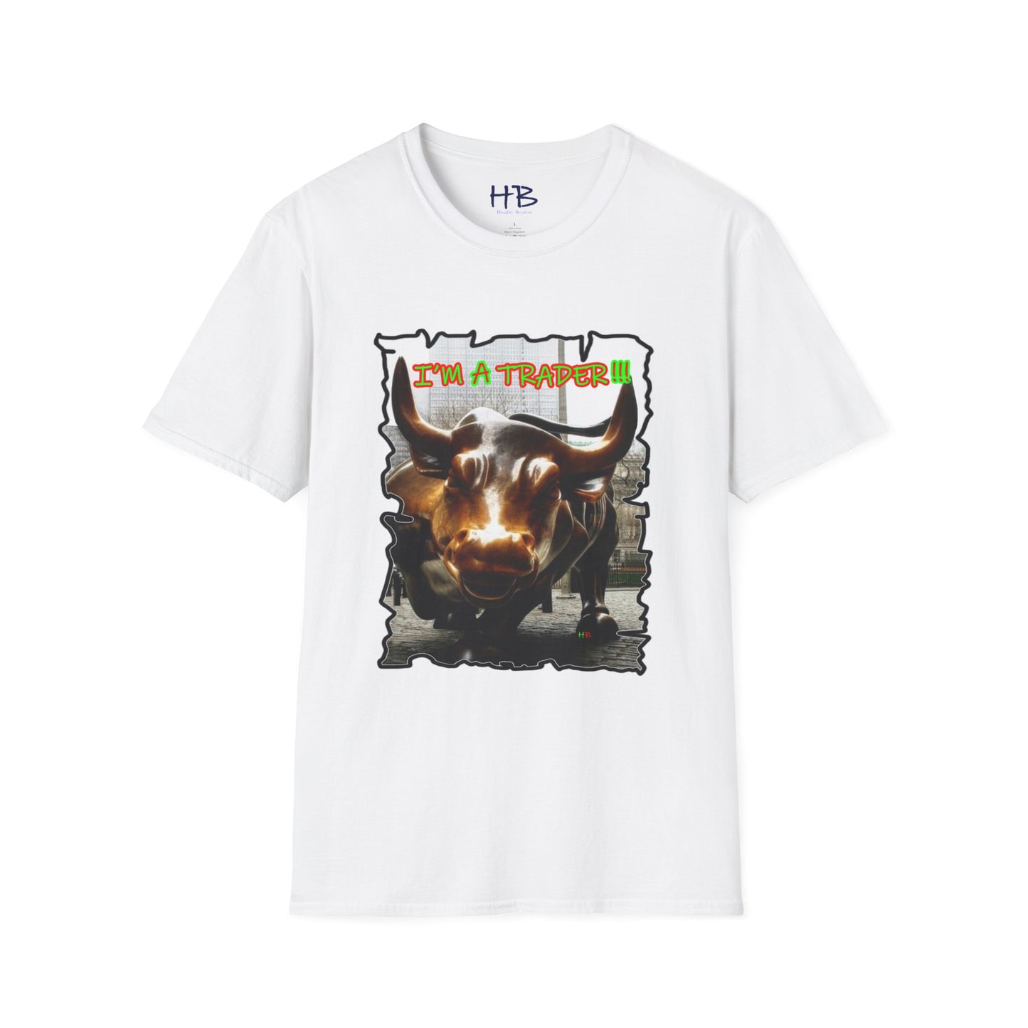 Wall Street Bullish Fashion Trading Enthusiast; Green & Red Confidence Stock Market Vibes